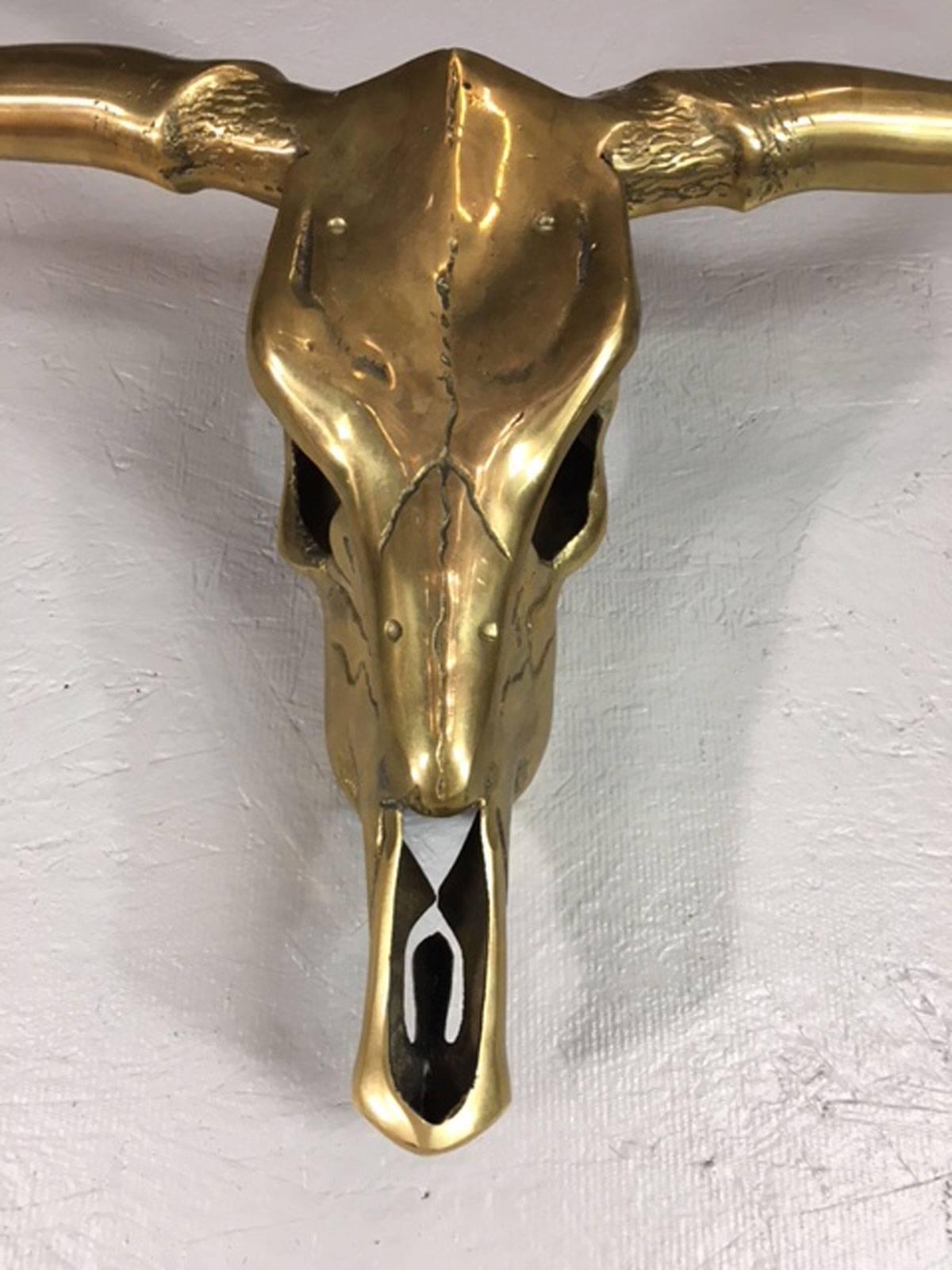 metal steer head