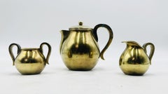 Brass & Stone Inlay by Justo "Coco" Castillo for Los Castillo, Mexico 1950's