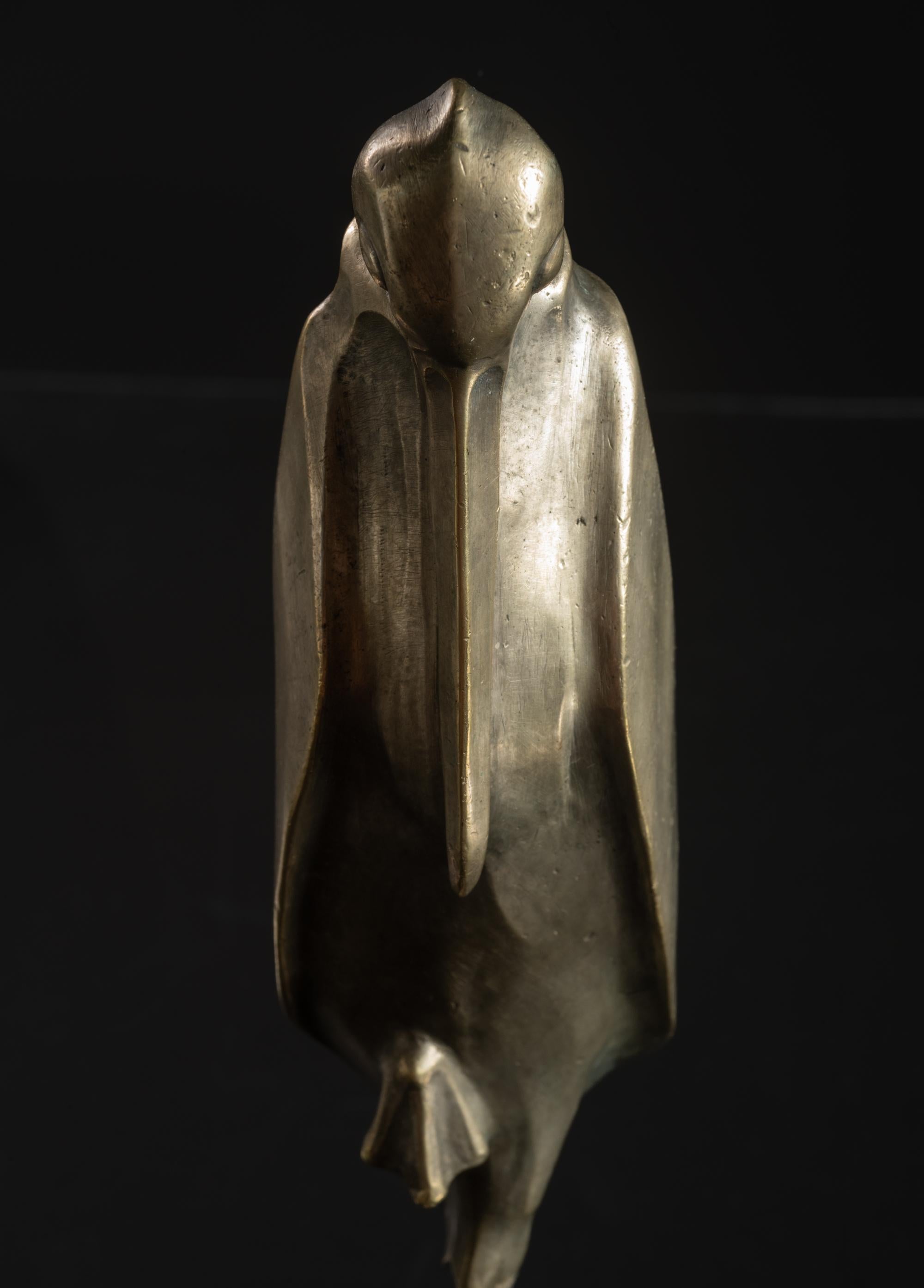 Scultura di cicogna in ottone di Karl Hagenauer per Werkstatte Hagenauer Wein in vendita 8