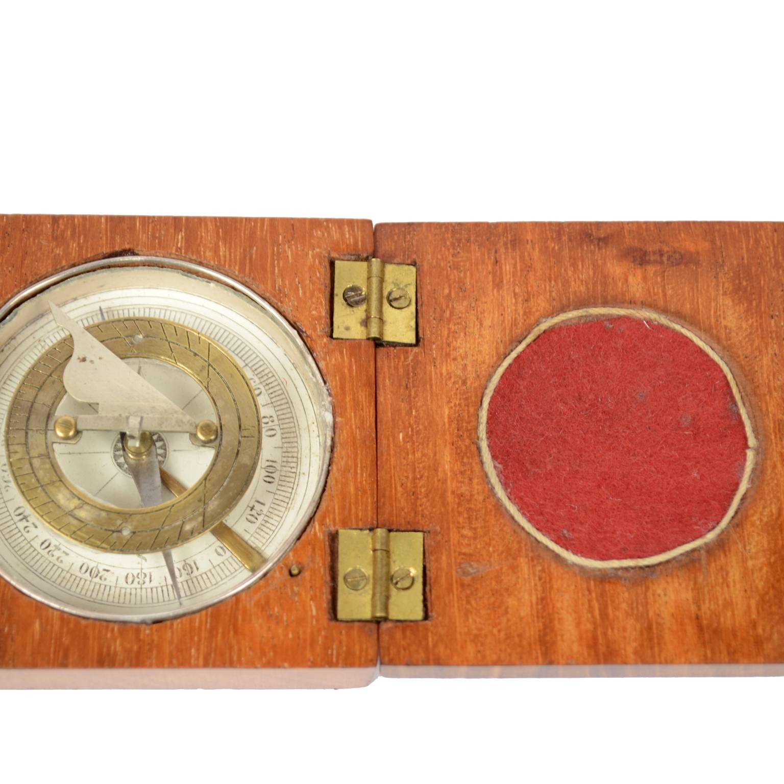 Brass Sundial Made in the Mid-19th Century 4
