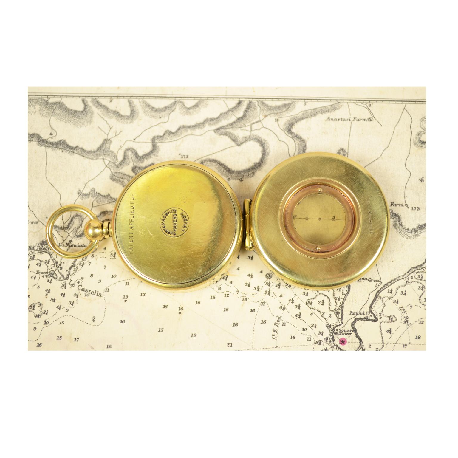 Brass Survey Compass the Magnapole 5