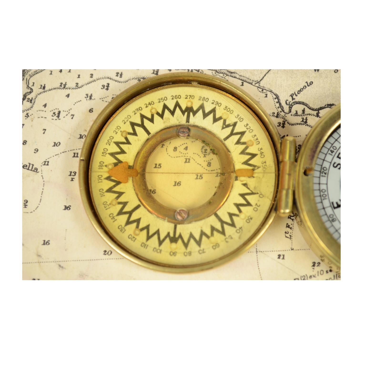 Brass Survey Compass the Magnapole 7