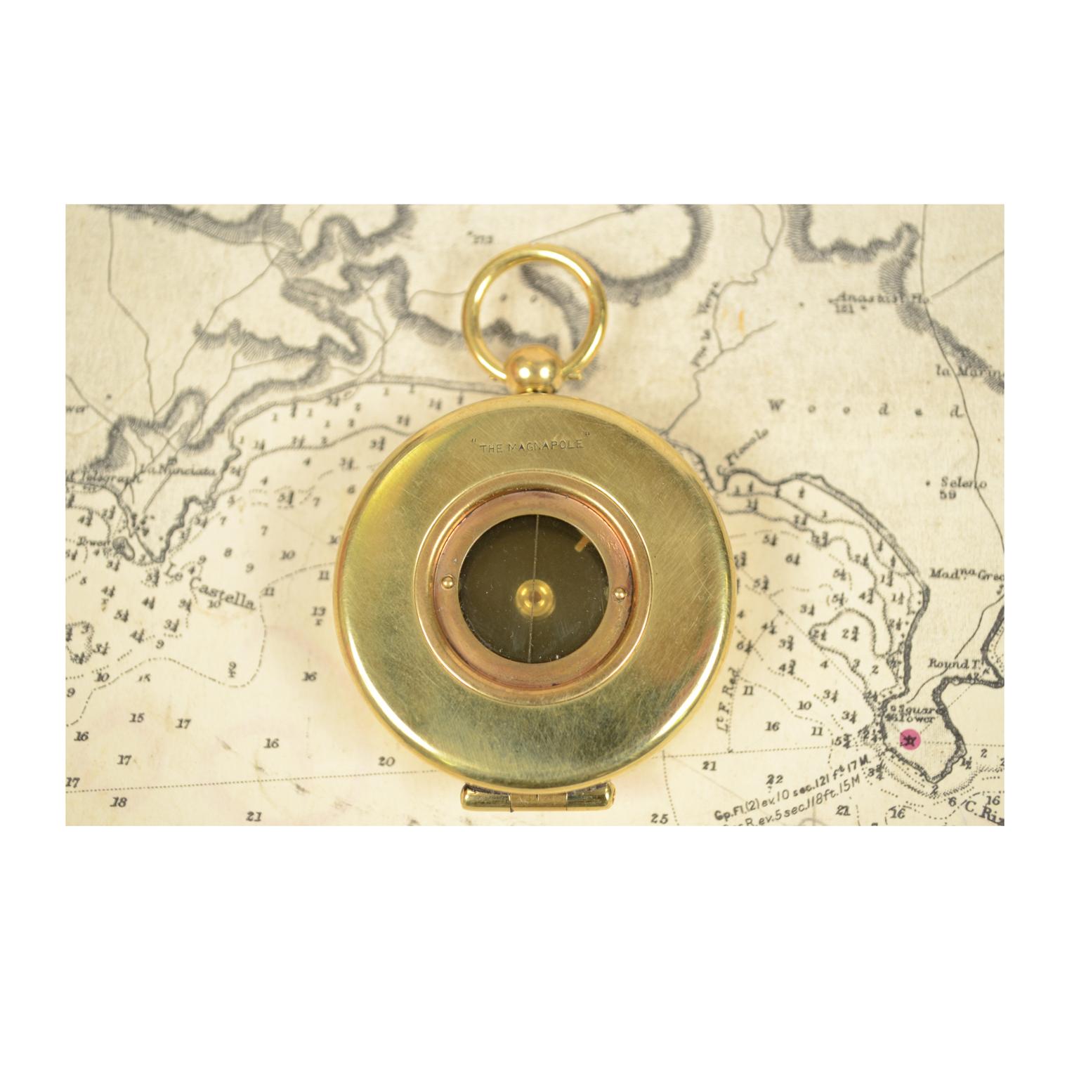 Brass Survey Compass the Magnapole 9