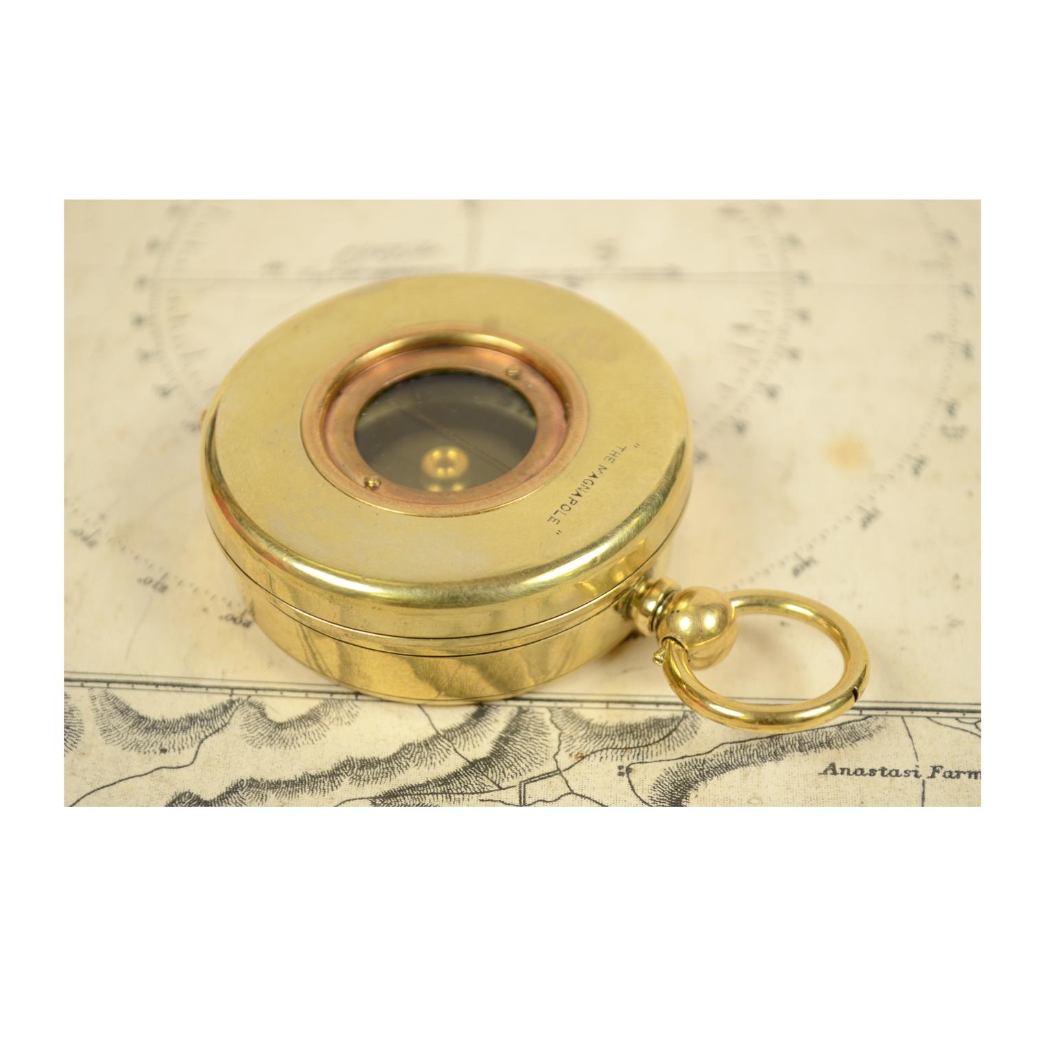 Brass Survey Compass the Magnapole 10