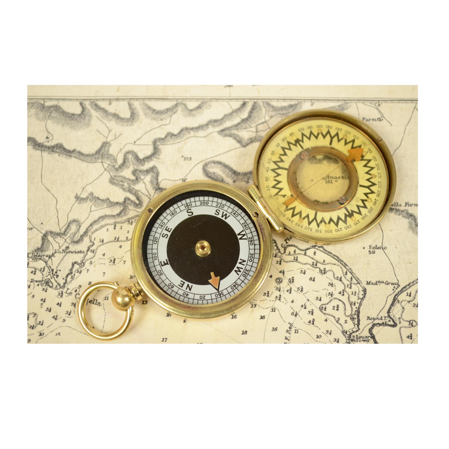 British Brass Survey Compass the Magnapole