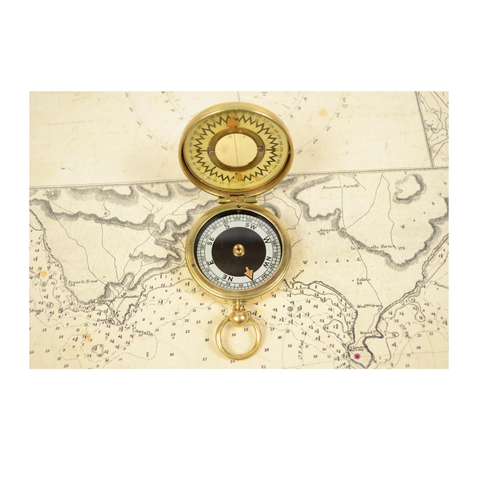 Brass Survey Compass the Magnapole 2