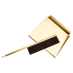Brass Sweep Dustpan and Brush by Gentner Design