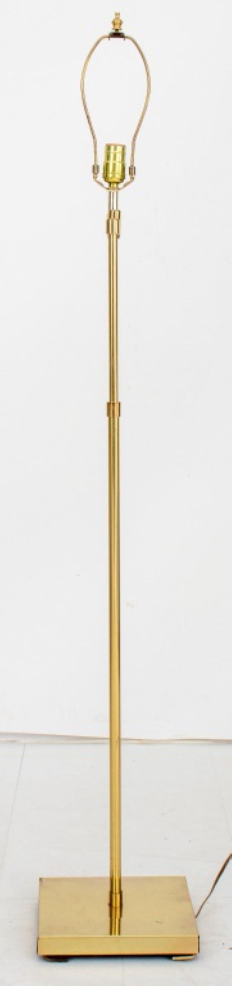 Unknown Brass Swing-Arm Floor Lamp For Sale