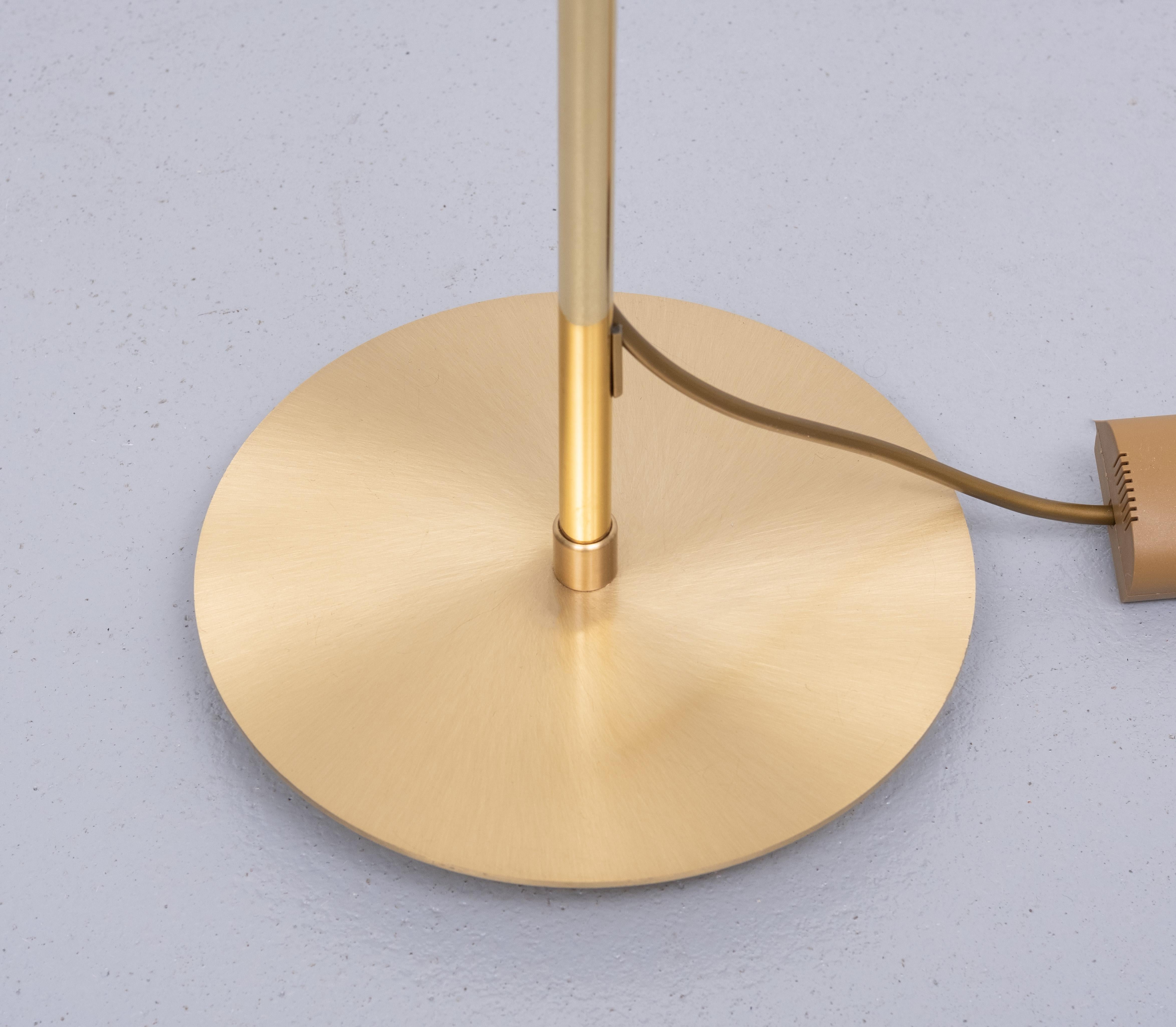 Brass Swing Arm Floor Lamp Holtkoetter, Germany 2