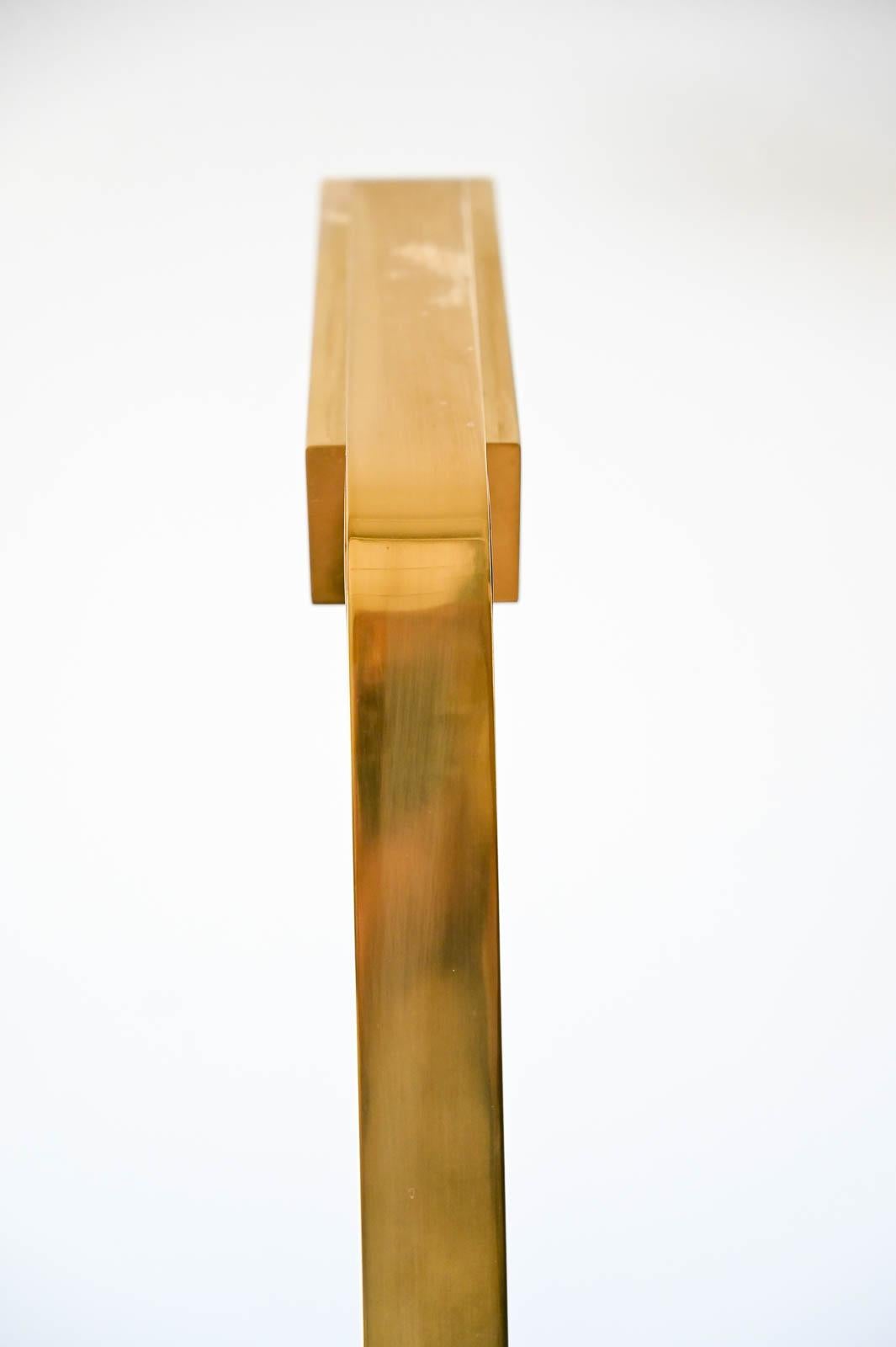 Brass Swing Arm Floor or Reading Lamp by Casella, ca. 1970 2