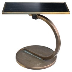 Brass Swivel Italian Table by La Metalarredo of Milan circa.1970s.