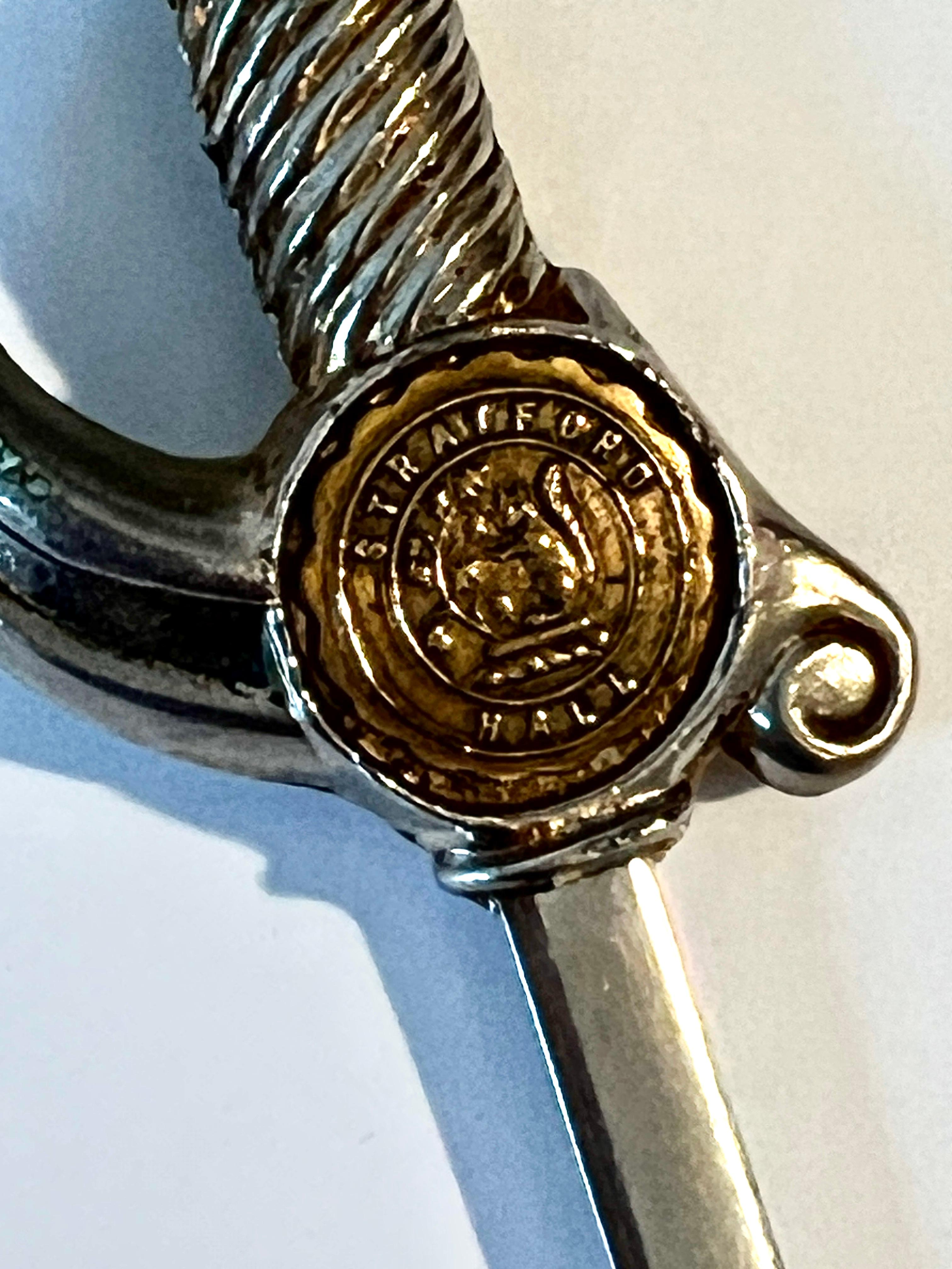 Brieföffner mit Messingschwert im Angebot 1