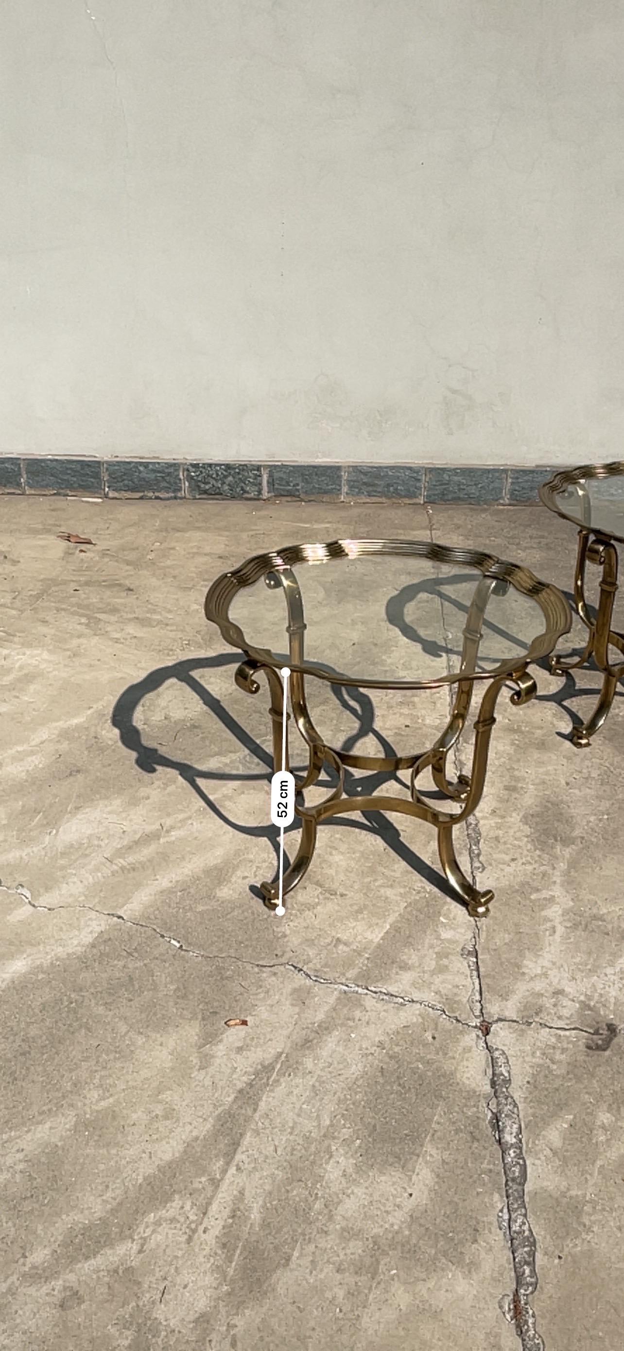Brass Table Attributed to Versace from the 70s For Sale 6