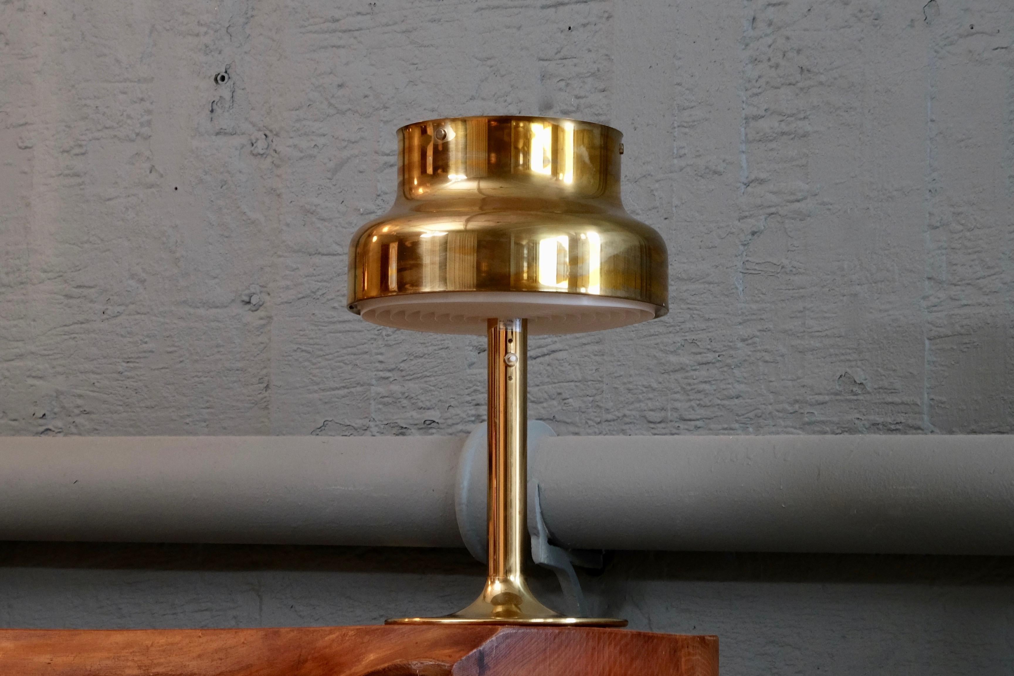 Brass table lamp model 