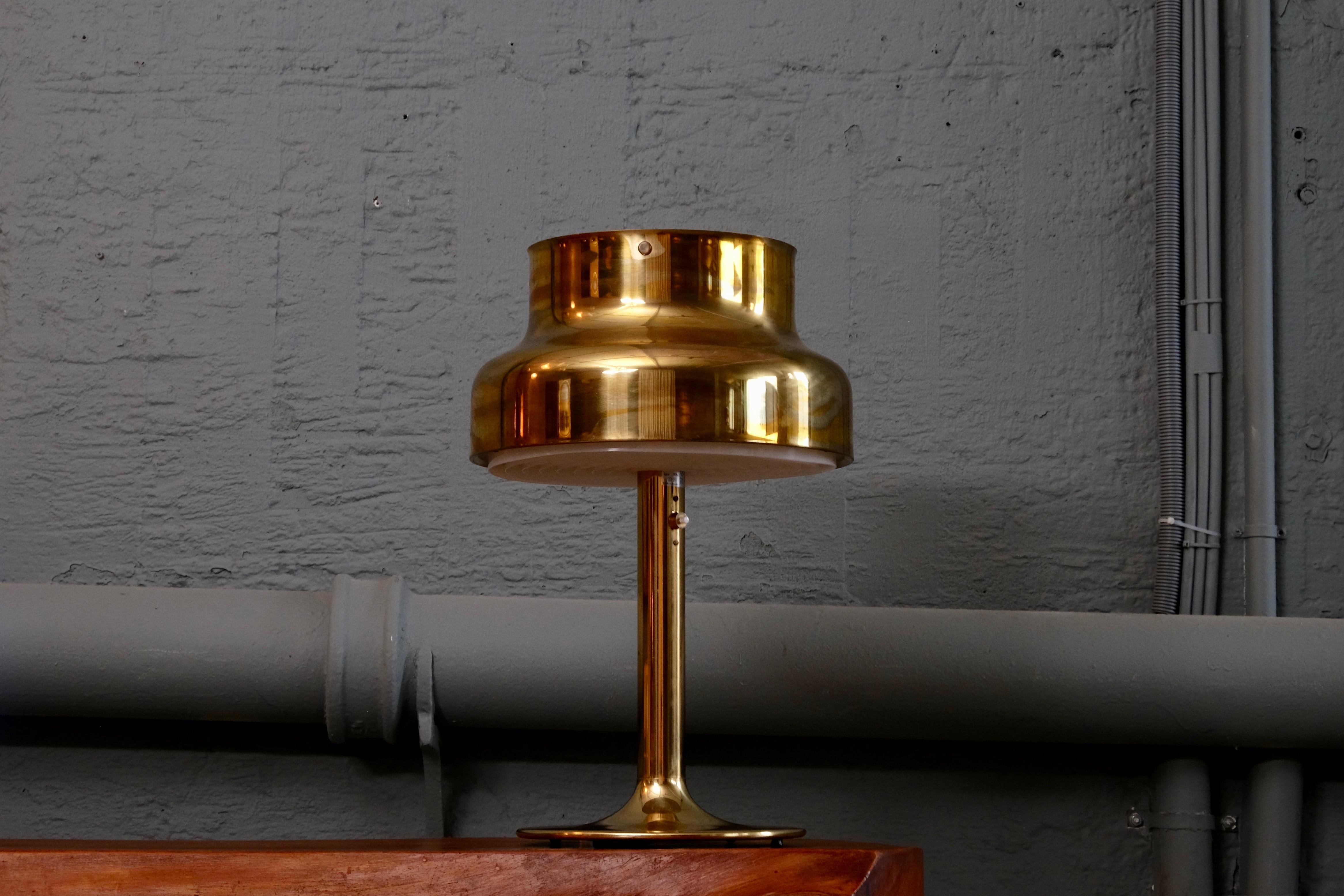 Scandinavian Modern Brass Table/Desk Lamp Model Bumling by Anders Pehrson, 1960s