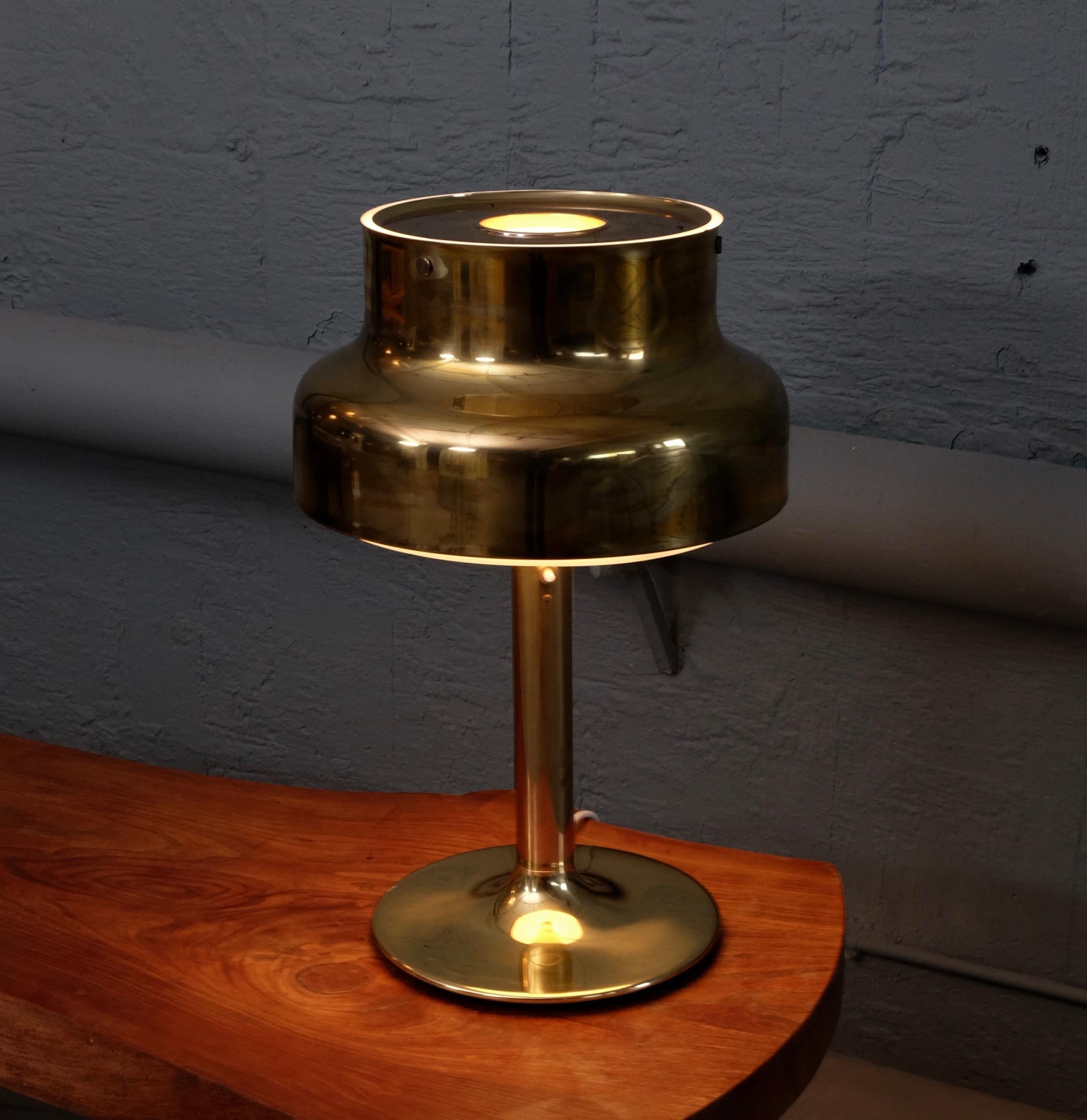 Brass Table/Desk Lamp Model Bumling by Anders Pehrson, 1960s In Good Condition In Stockholm, SE