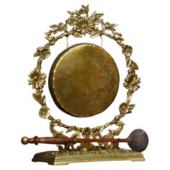 Antique Brass Table Gong