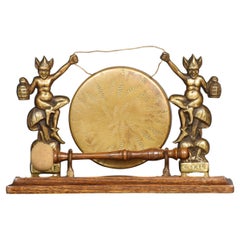 Antique Brass table gong