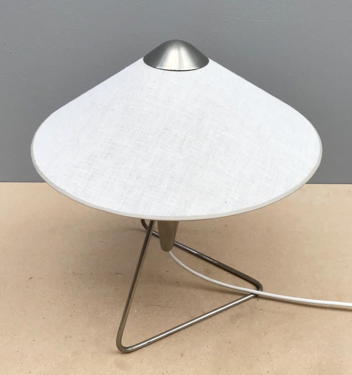 Mid-Century Modern Brass Table Lamp, 1950s