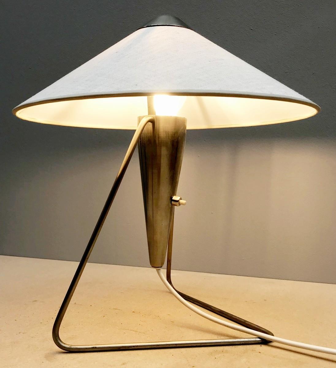 Brass Table Lamp, 1950s In Good Condition In Brussels, BE