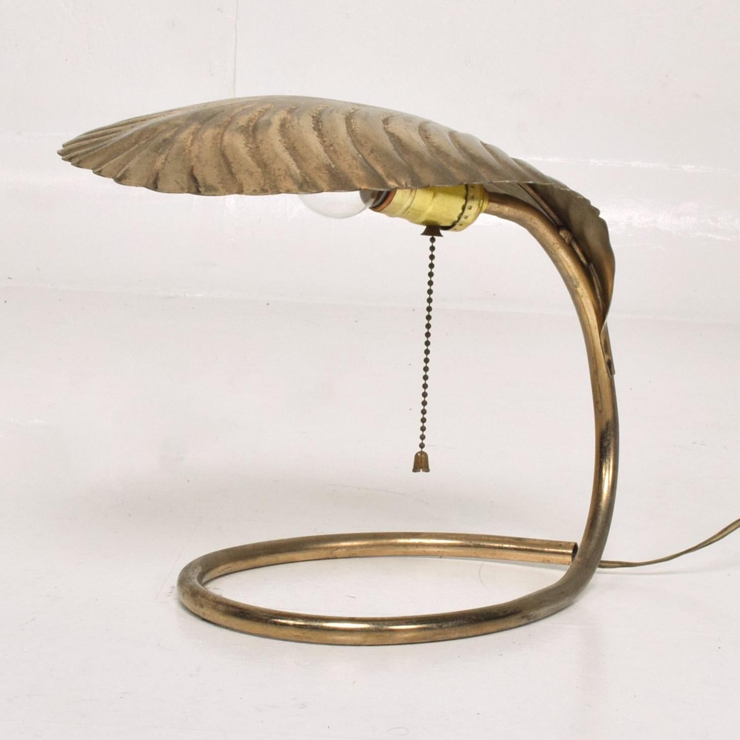 European Brass Table Lamp after Tommaso Barbi