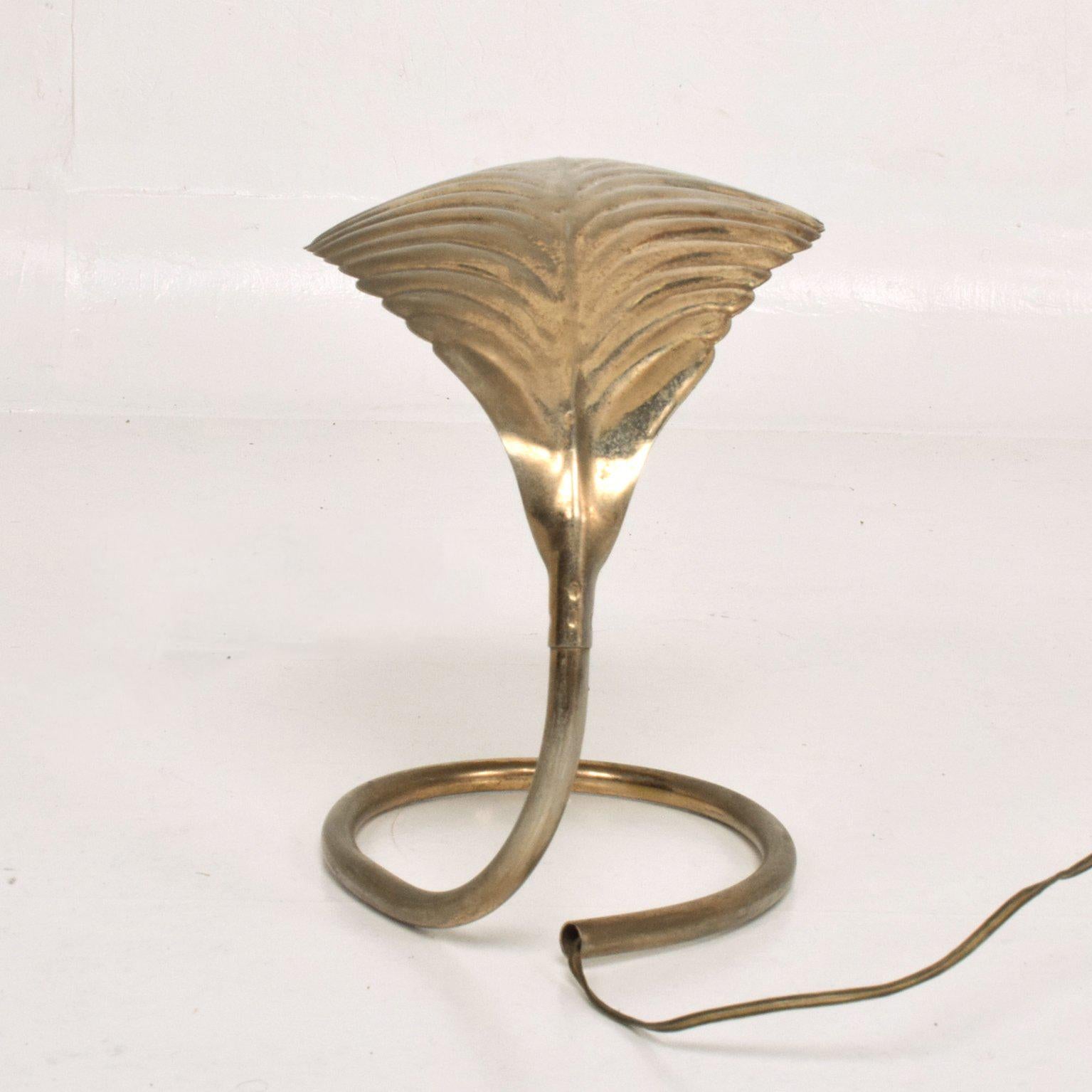 Brass Table Lamp after Tommaso Barbi 1