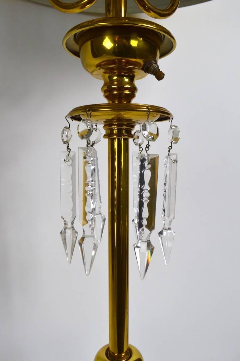 Hollywood Regency Brass Table Lamp after Tommi Parzinger
