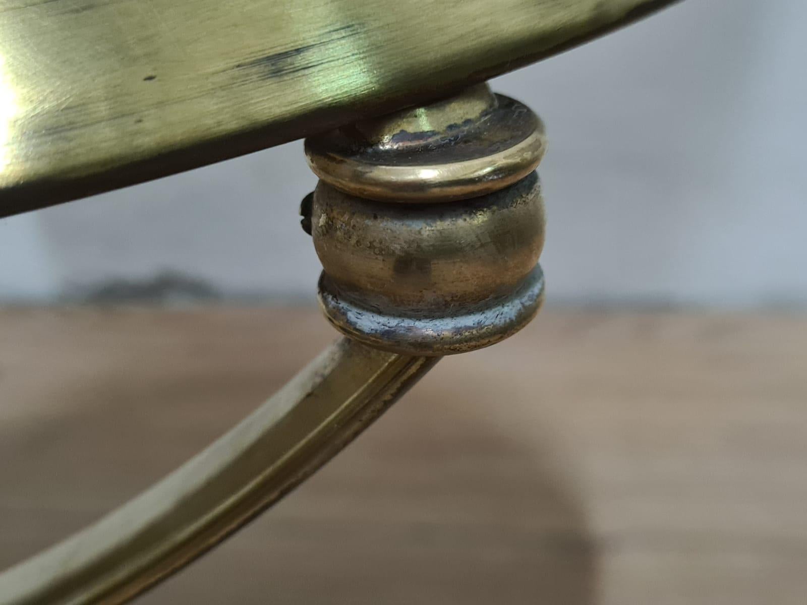 Brass Table Lamp Arredoluce Monza 'Attribution' In Good Condition For Sale In Catania, IT