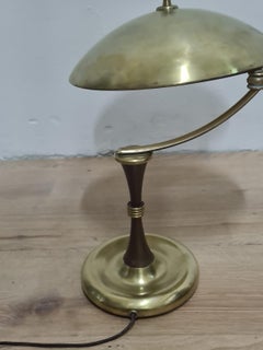 Brass Table Lamp Arredoluce Monza 'Attribution'