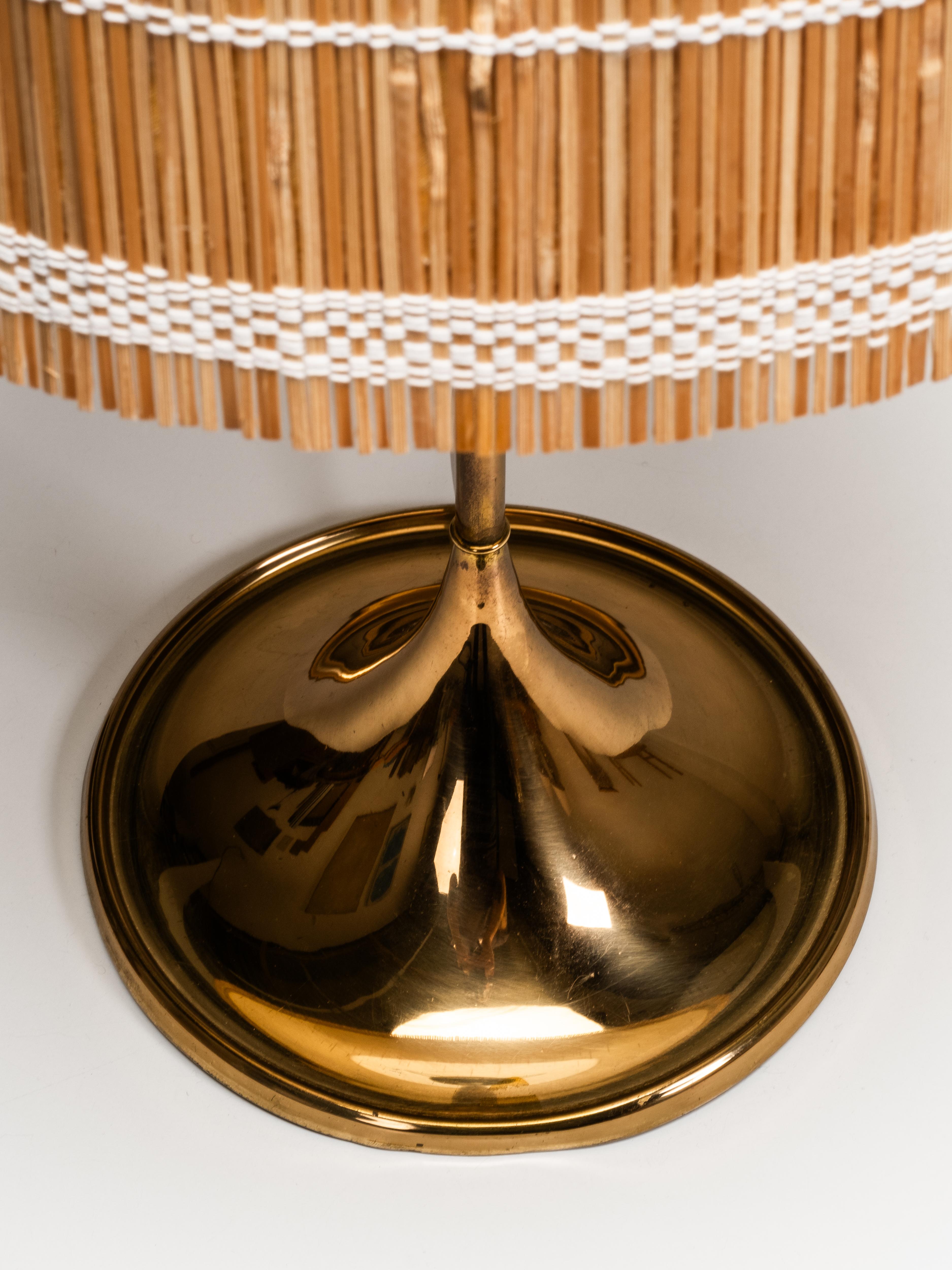Lampada da tavolo in ottone B-024 di Alf Svensson e Yngvar Sandström per Bergboms, 1960 in vendita 4