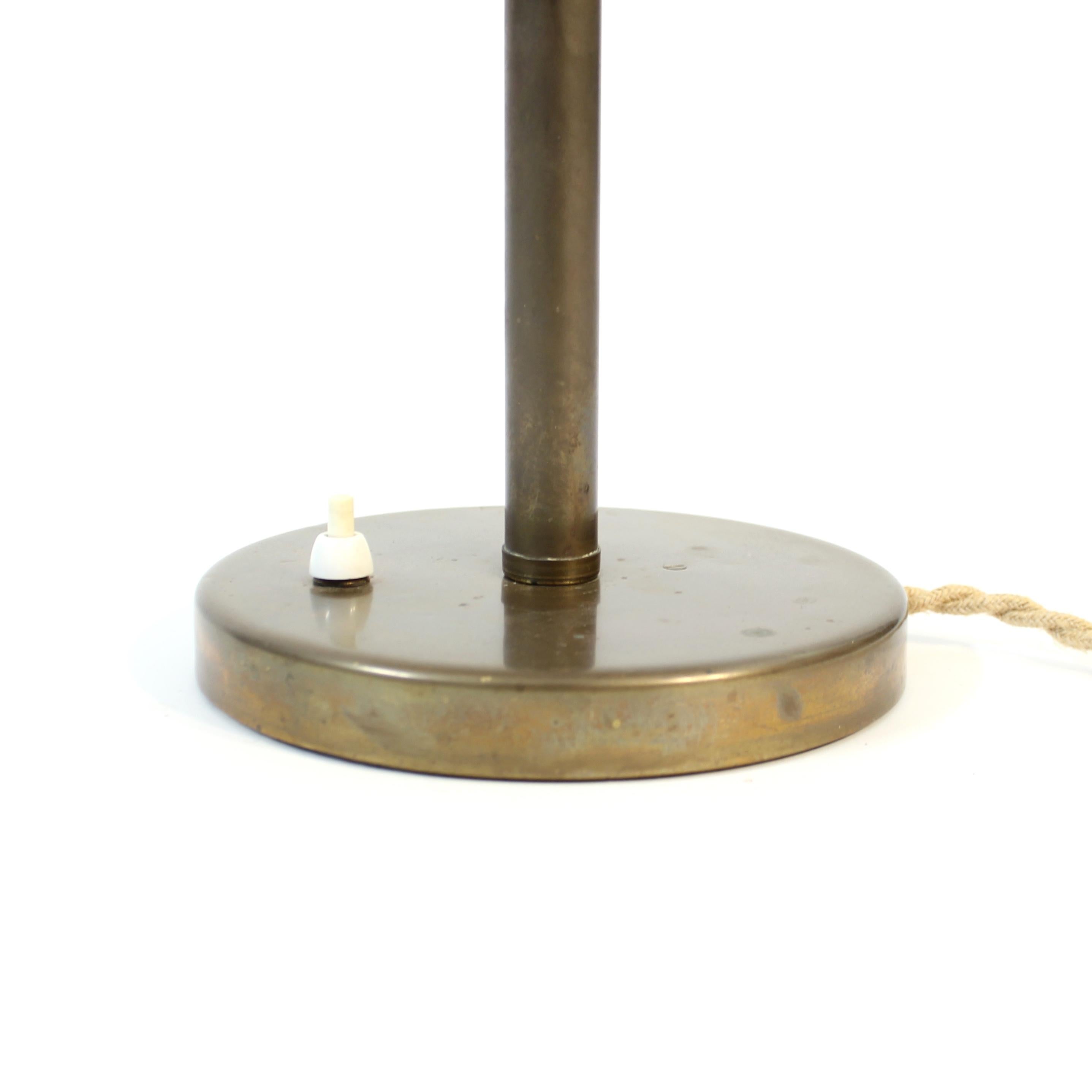 Brass table lamp by ASEA, Attributed to Hans Bergström, 1950s For Sale 8