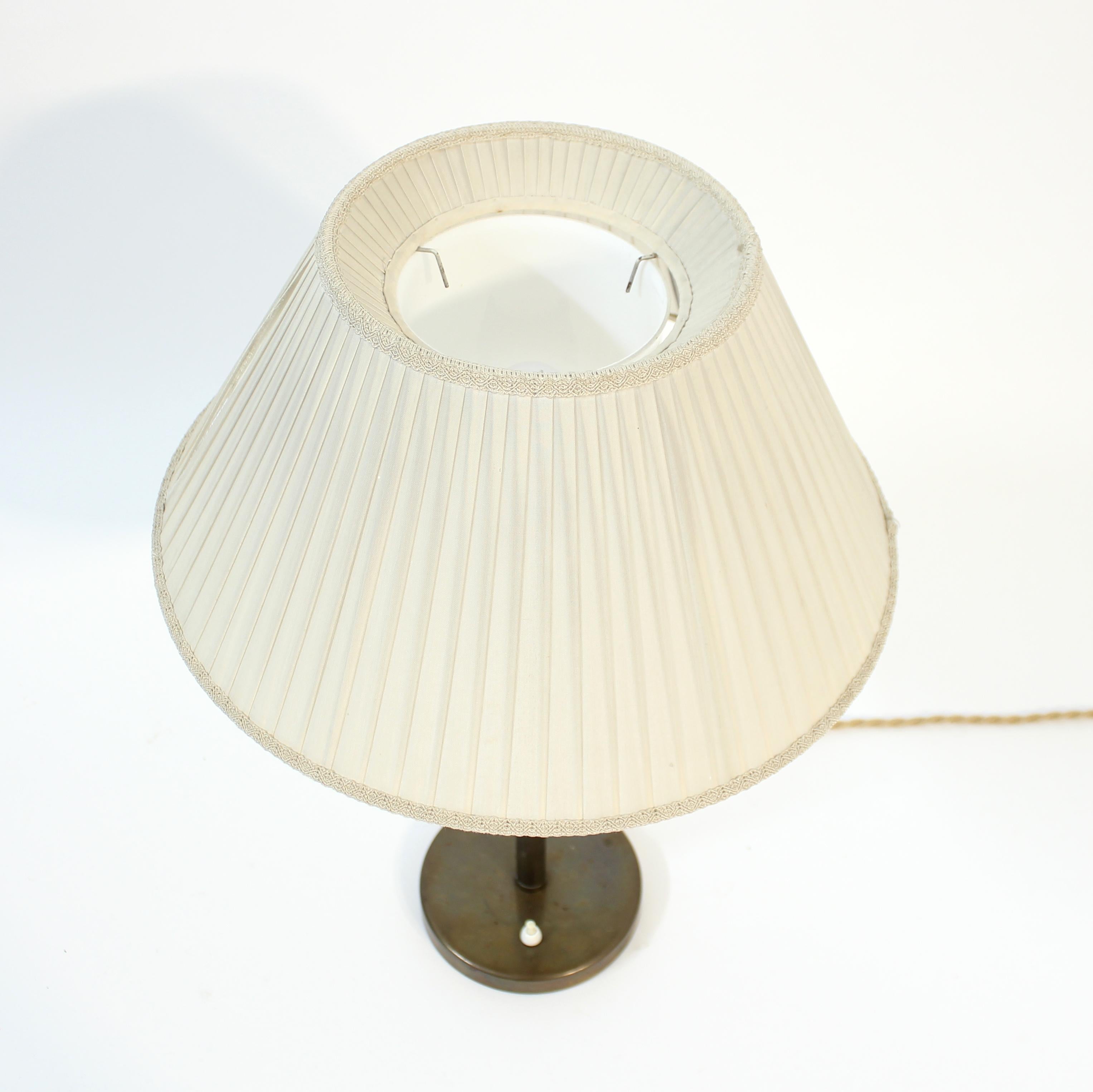 Brass table lamp by ASEA, Attributed to Hans Bergström, 1950s For Sale 1