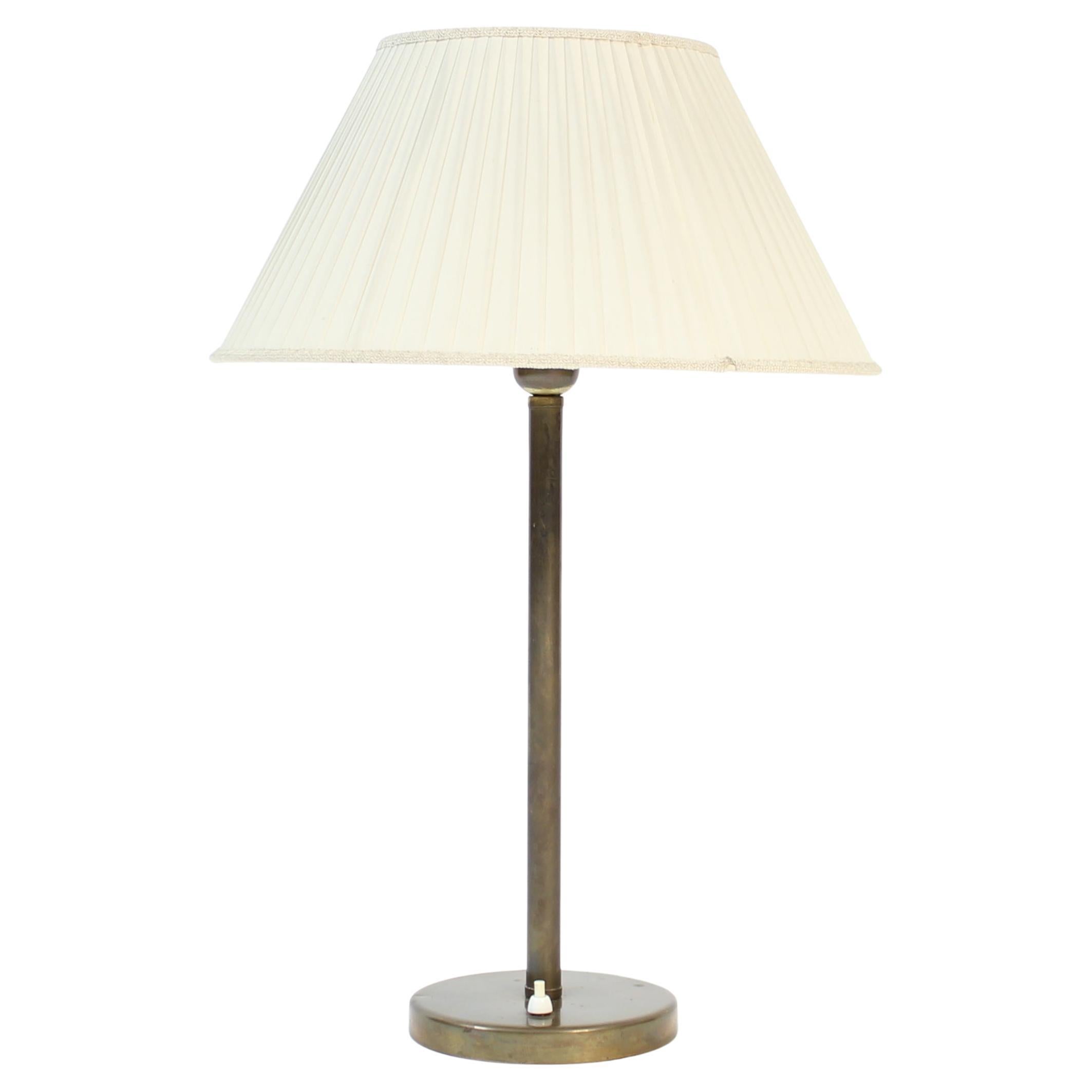 Lampada da tavolo in ottone di ASEA, Attribuita a Hans Bergström, anni '50