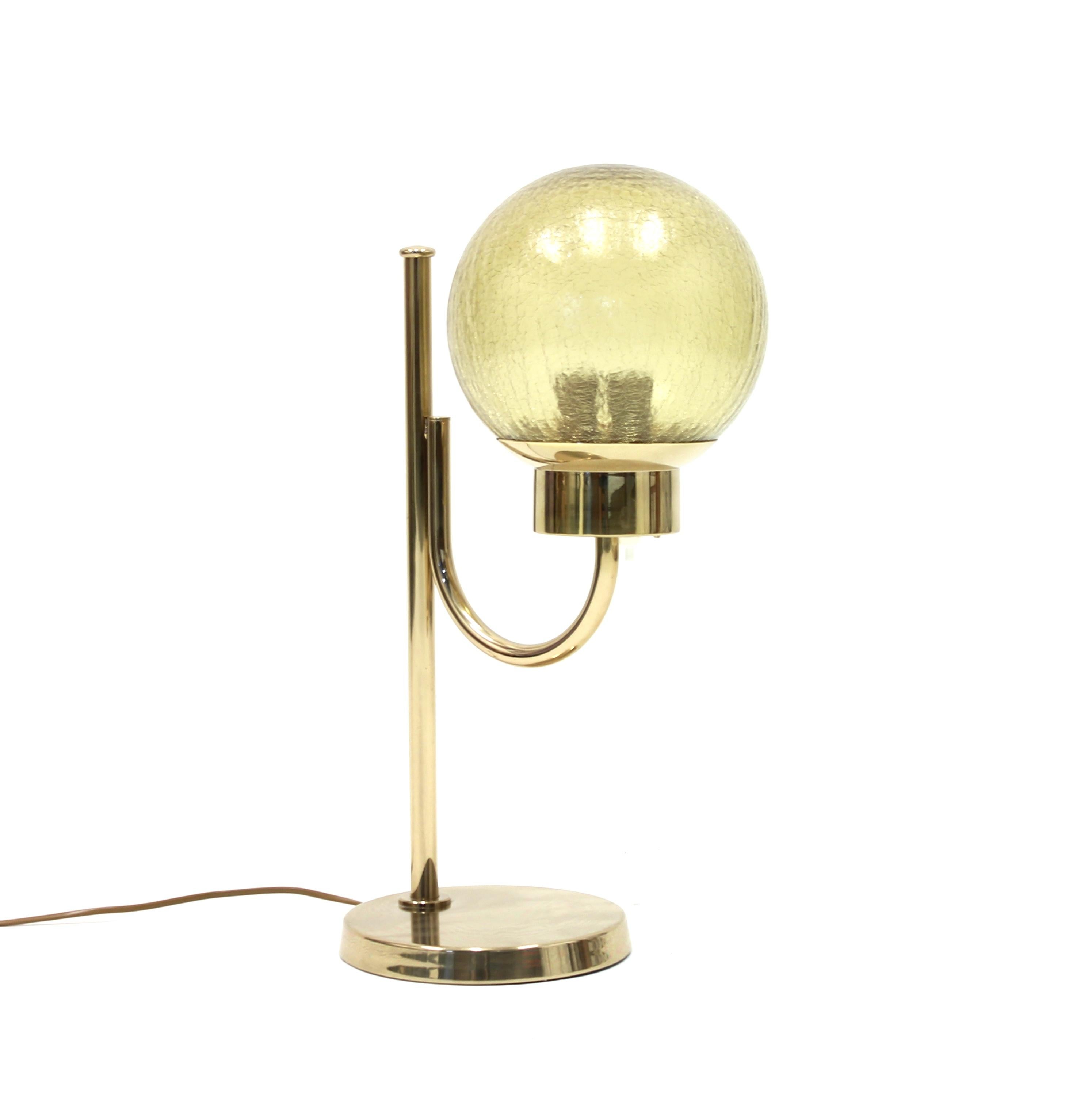 Brass Table Lamp by Bergboms, Model B-090, 1970s In Good Condition In Uppsala, SE