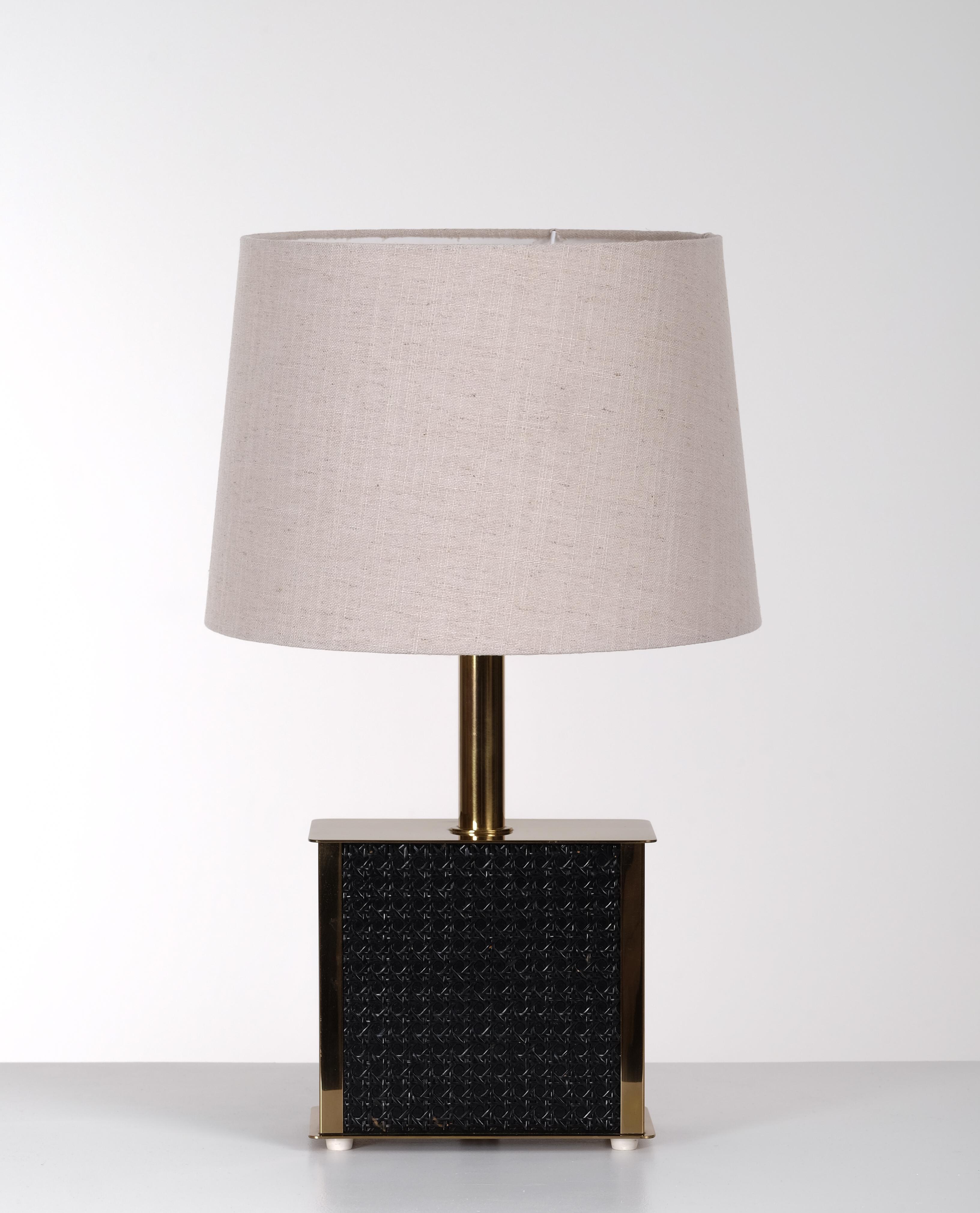 Brass Table Lamp by Bergboms, Sweden, 1970s In Good Condition For Sale In Stockholm, SE