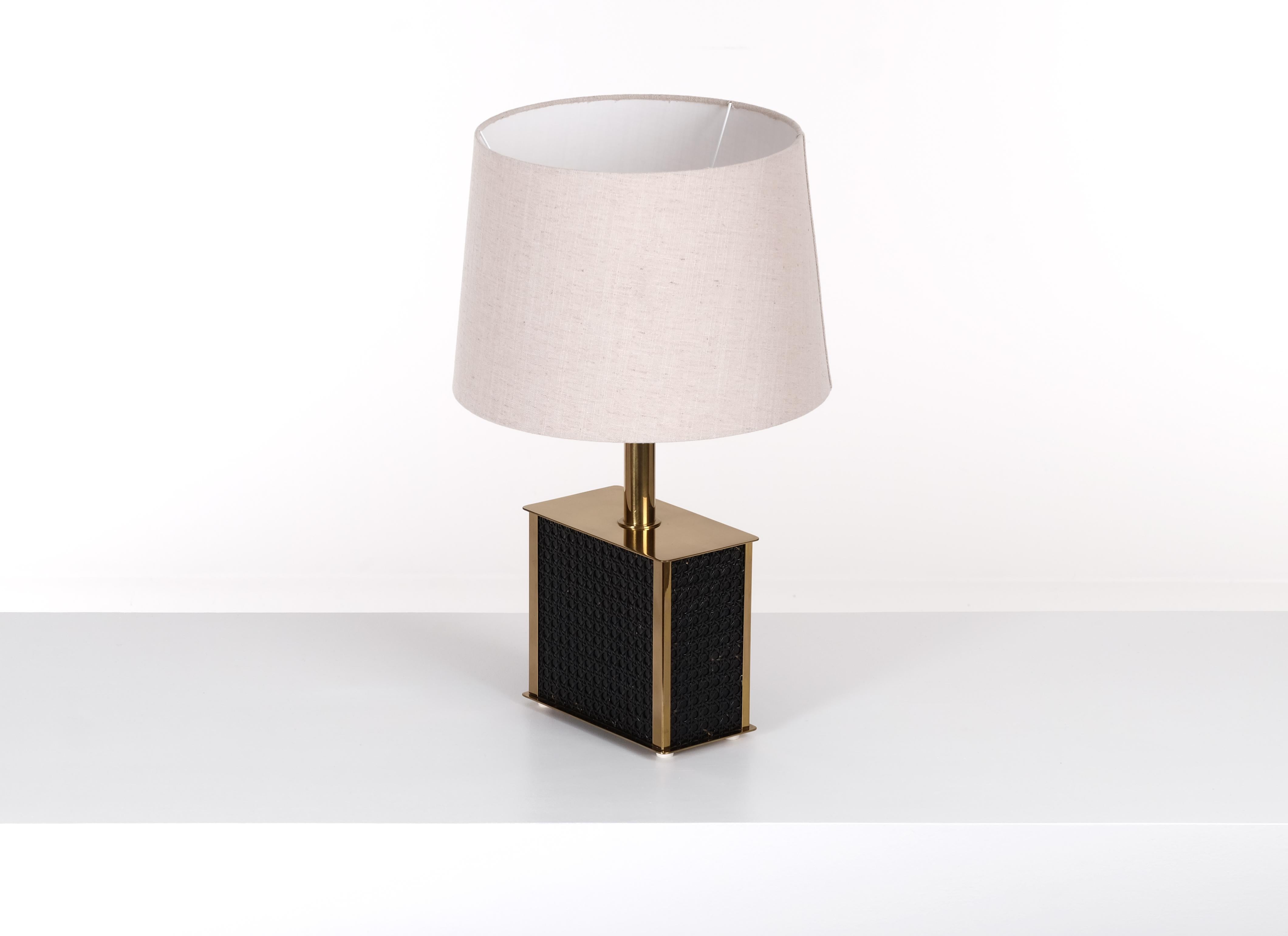 Late 20th Century Brass Table Lamp by Bergboms, Sweden, 1970s For Sale