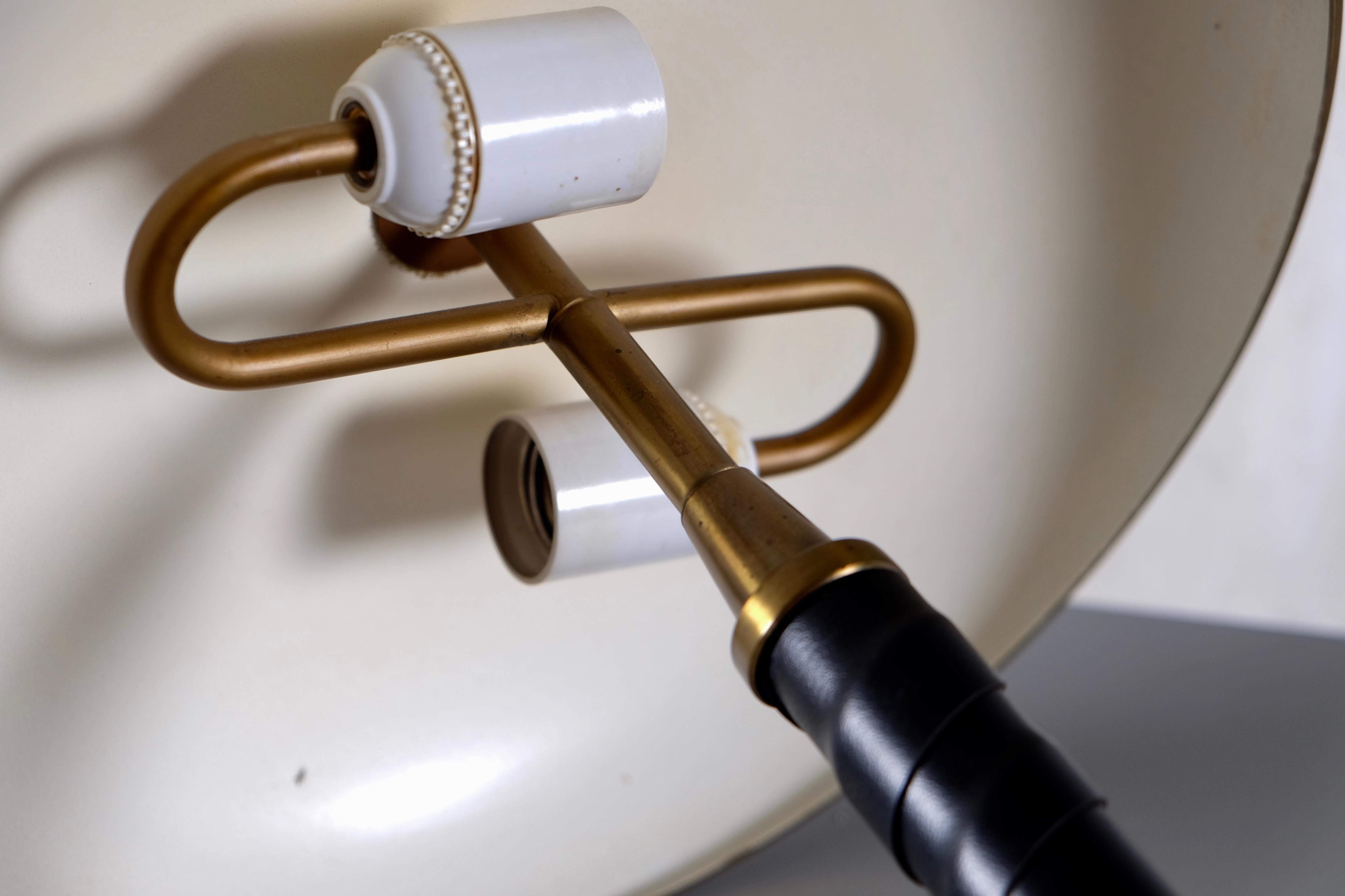 Swedish Brass Table Lamp by Einar Bäckström Model 5013, Sweden, 1950s