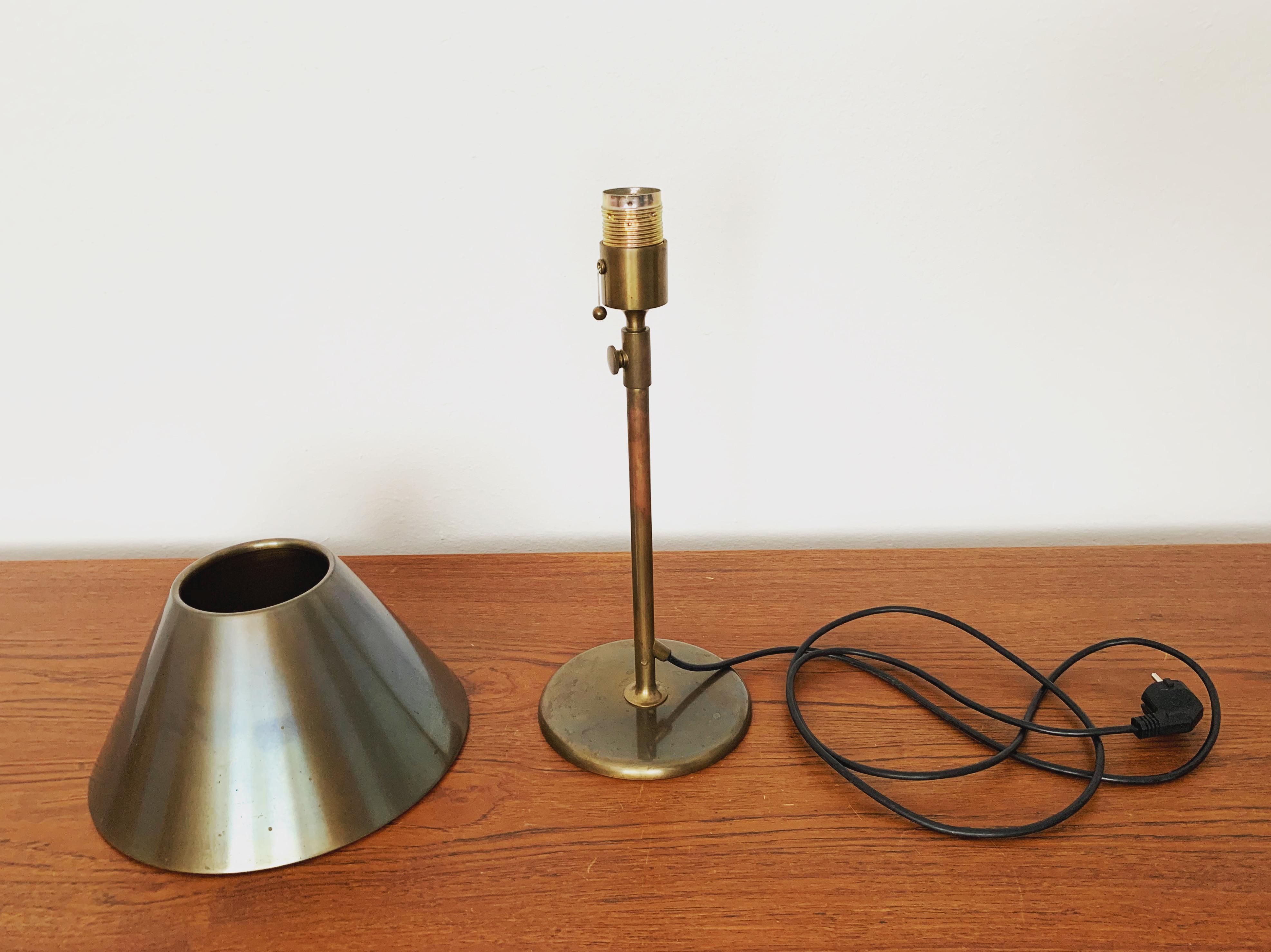 Brass Table Lamp by Florian Schulz For Sale 5