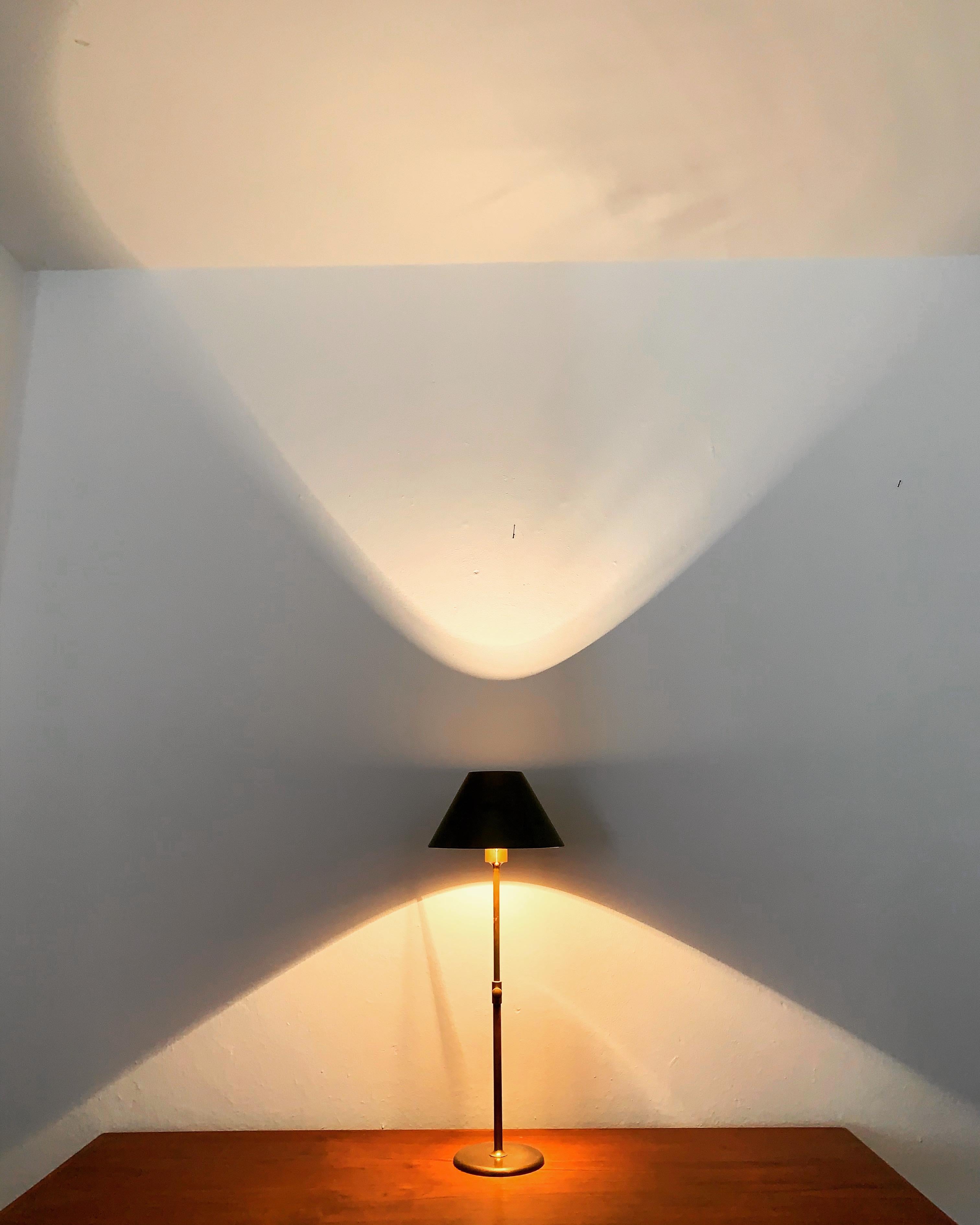 Brass Table Lamp by Florian Schulz For Sale 2
