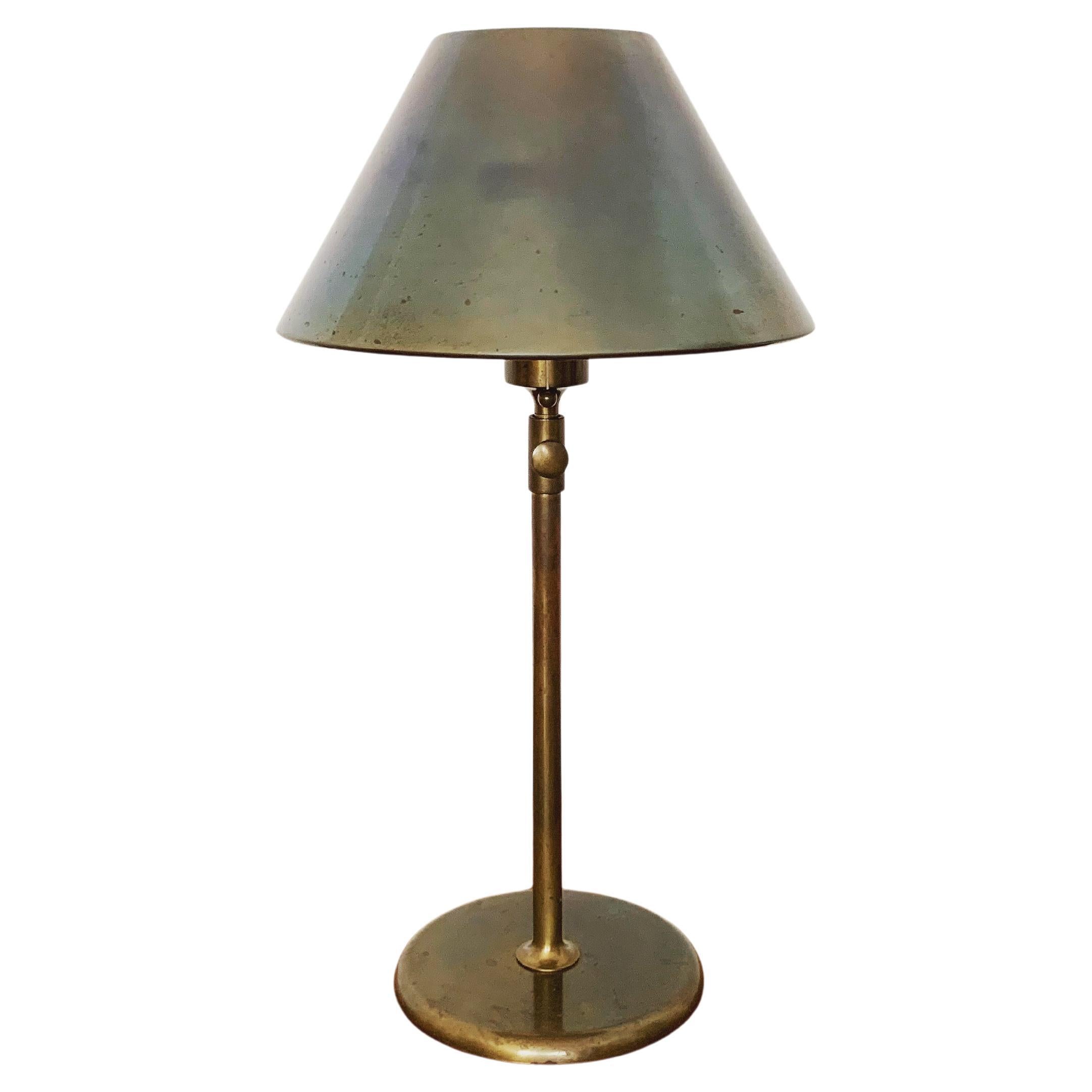 Brass Table Lamp by Florian Schulz
