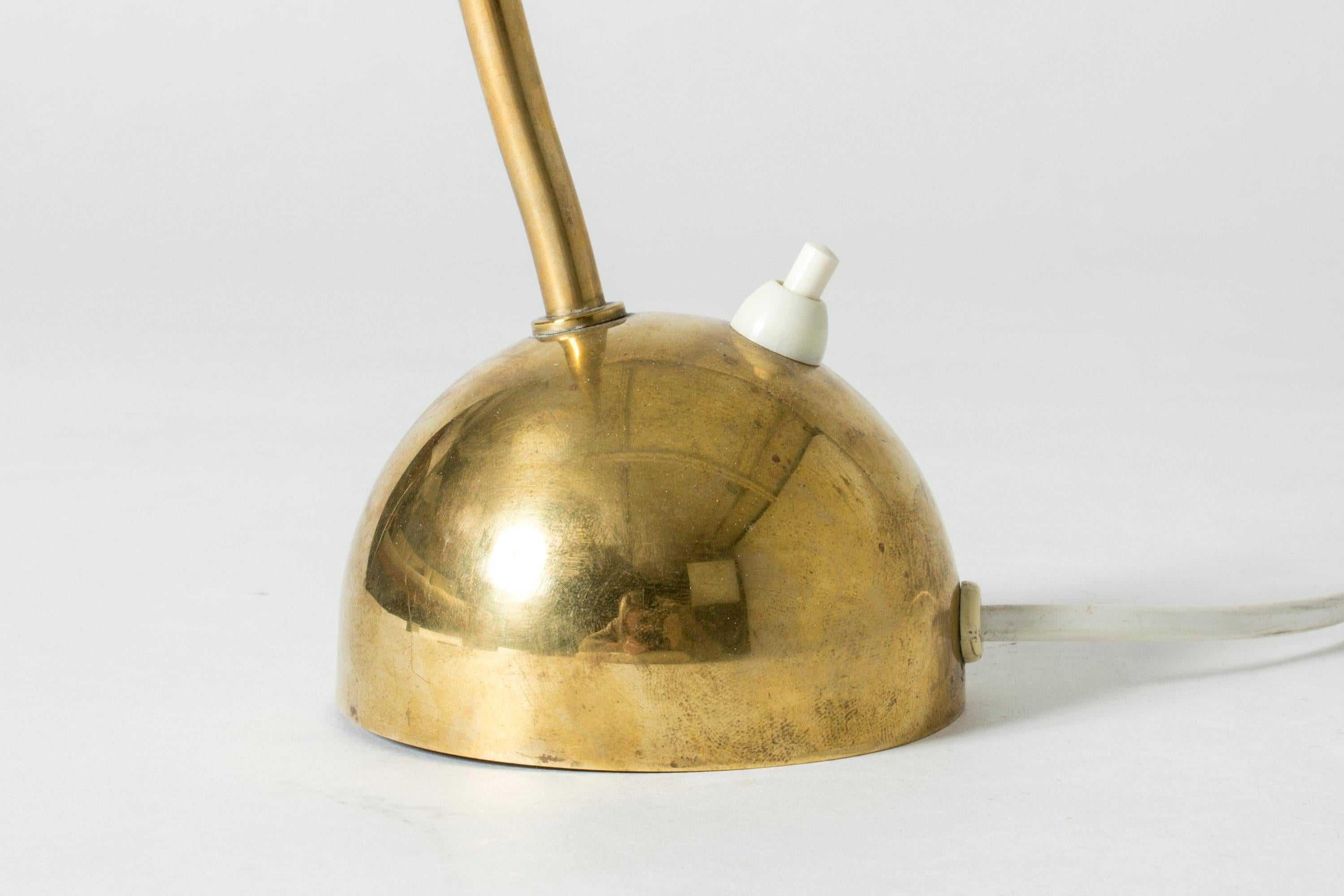 Mid-20th Century Brass Table Lamp by Hans Bergström