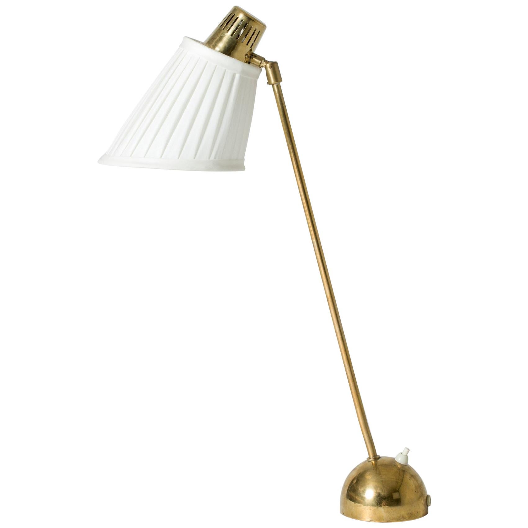 Brass Table Lamp by Hans Bergström