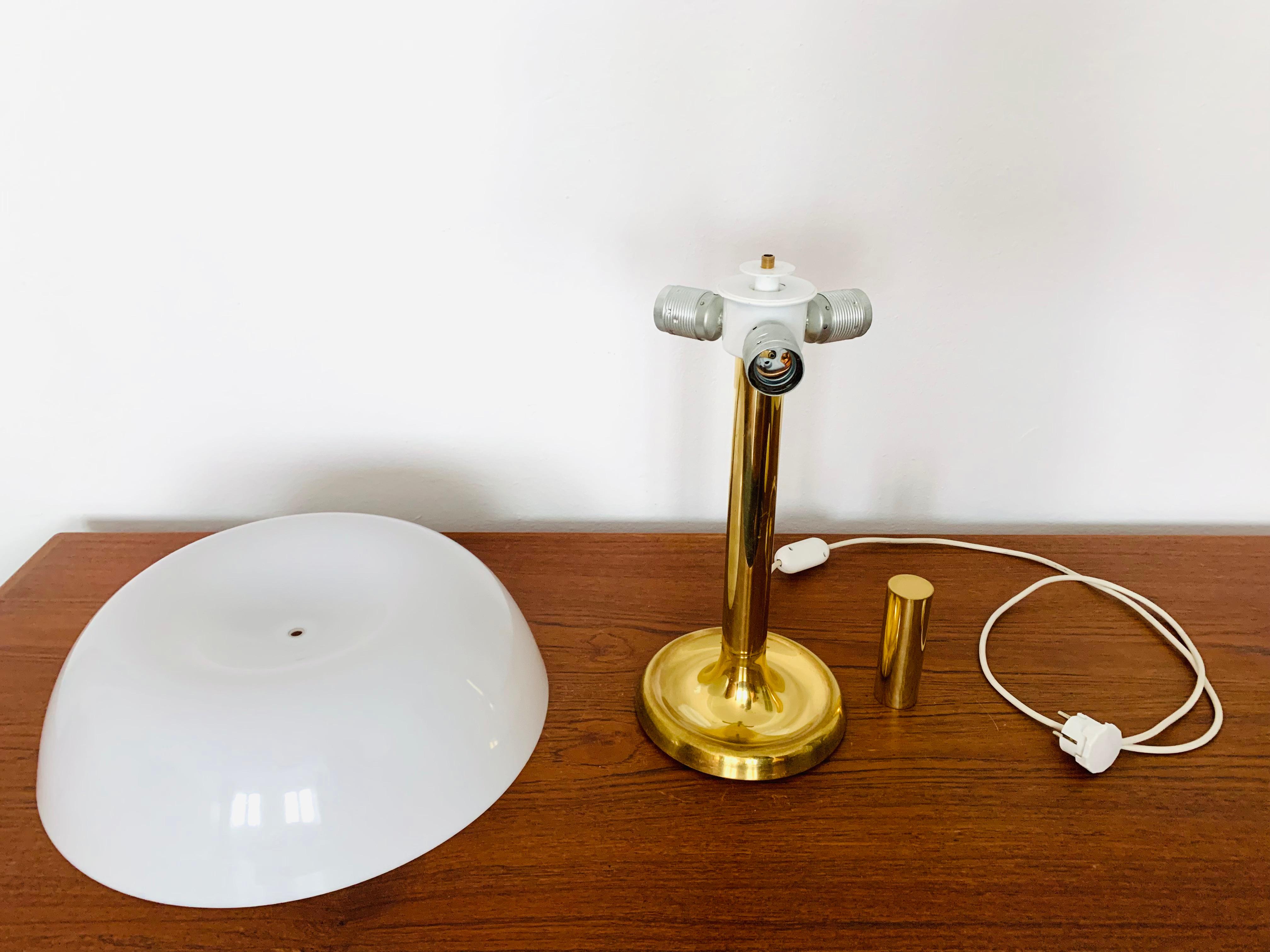 Brass Table Lamp by Hillebrand 4
