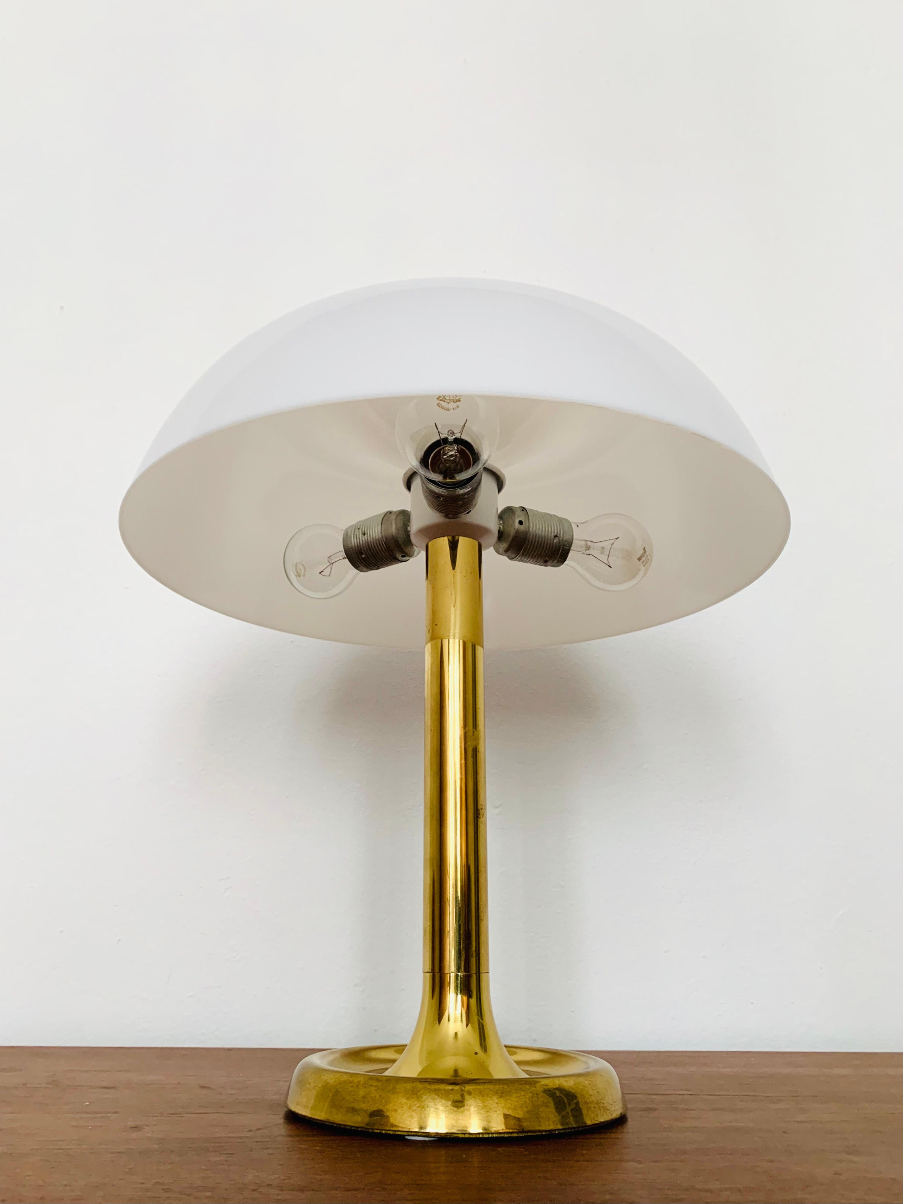 Brass Table Lamp by Hillebrand In Good Condition In München, DE