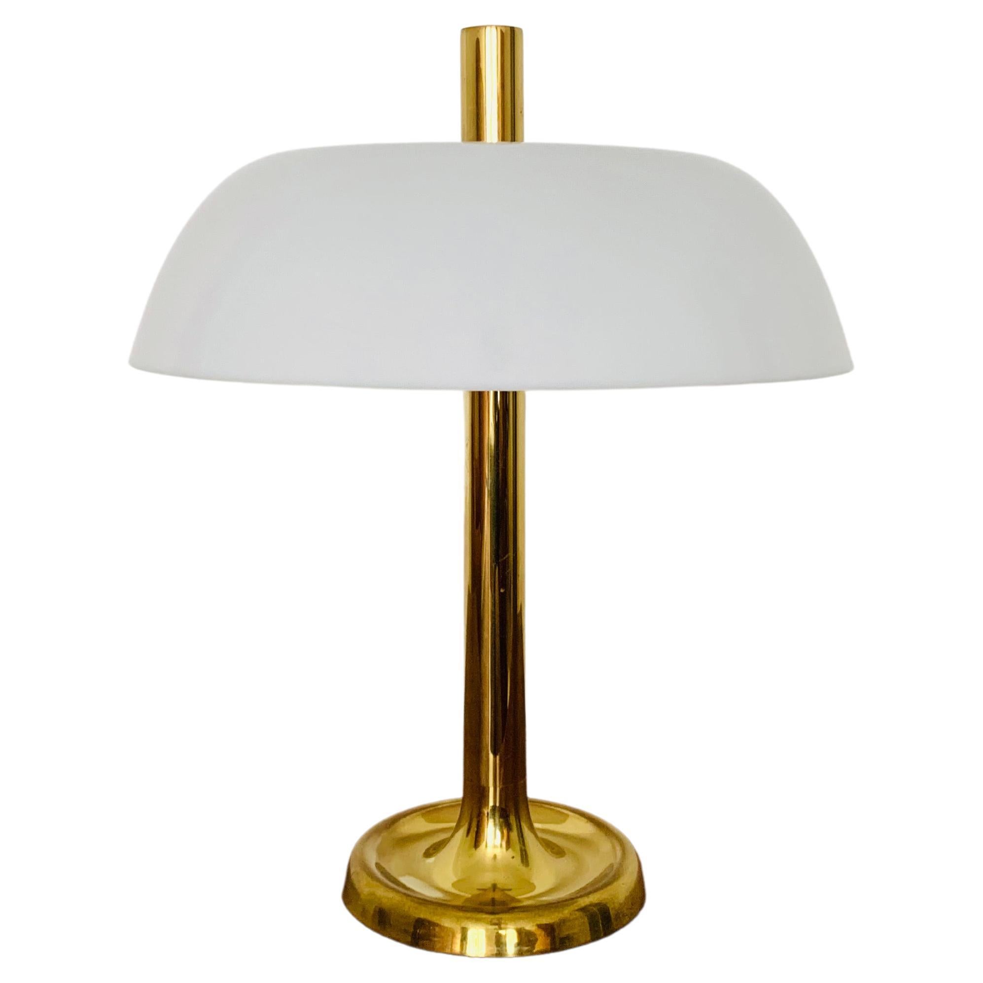 Brass Table Lamp by Hillebrand
