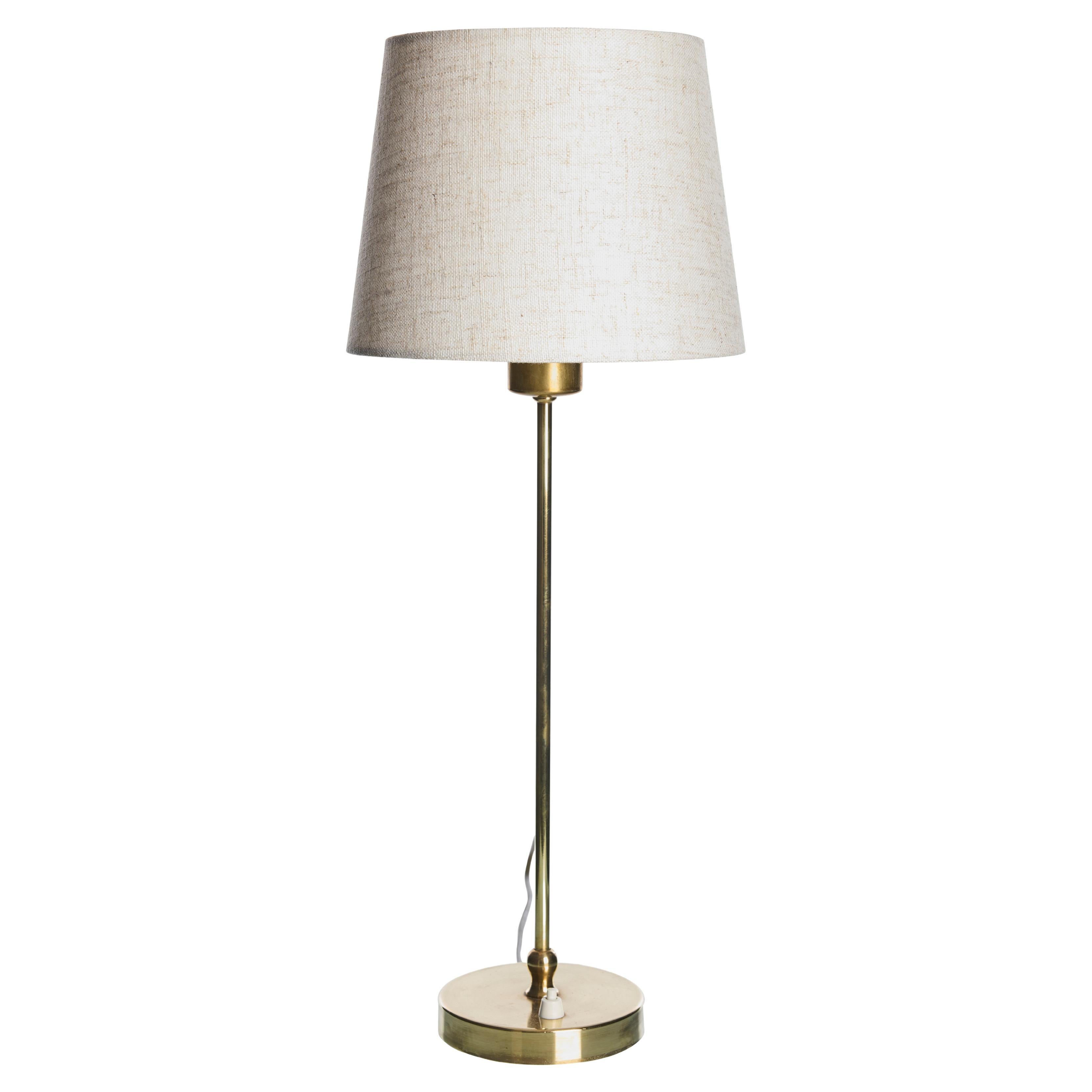 Tischlampe aus Messing von Josef Frank für Firma Svensk Tenn, Modell 2332, 1960er Jahre