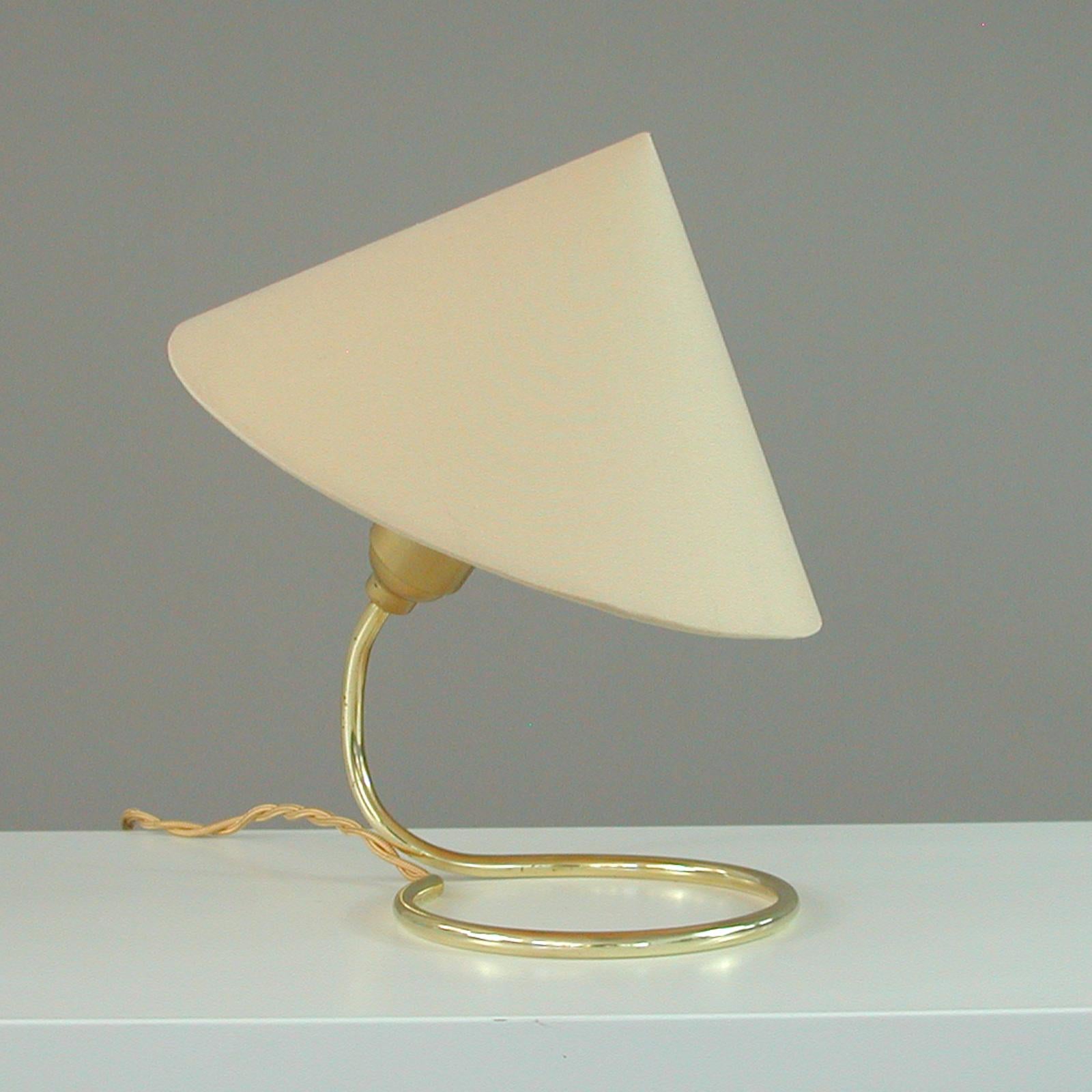 Brass Table Lamp by JT Kalmar, Austria, 1950s 4