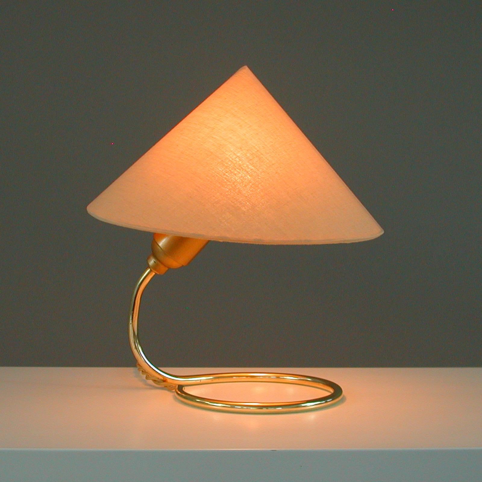 Brass Table Lamp by JT Kalmar, Austria, 1950s 8