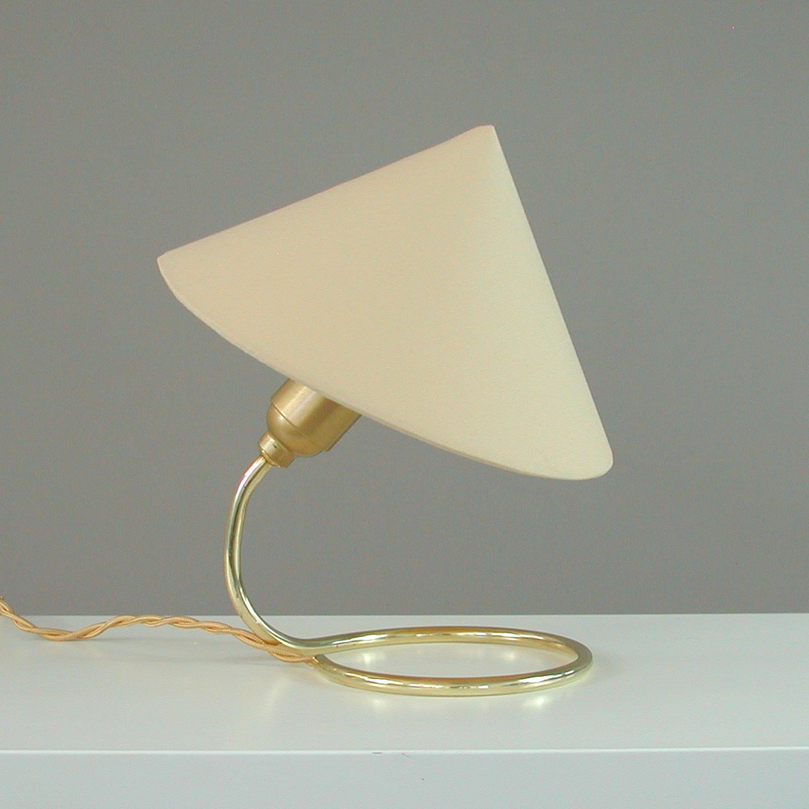 Brass Table Lamp by JT Kalmar, Austria, 1950s 9