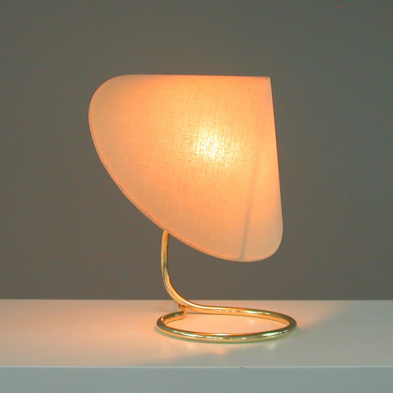 Austrian Brass Table Lamp by JT Kalmar, Austria, 1950s
